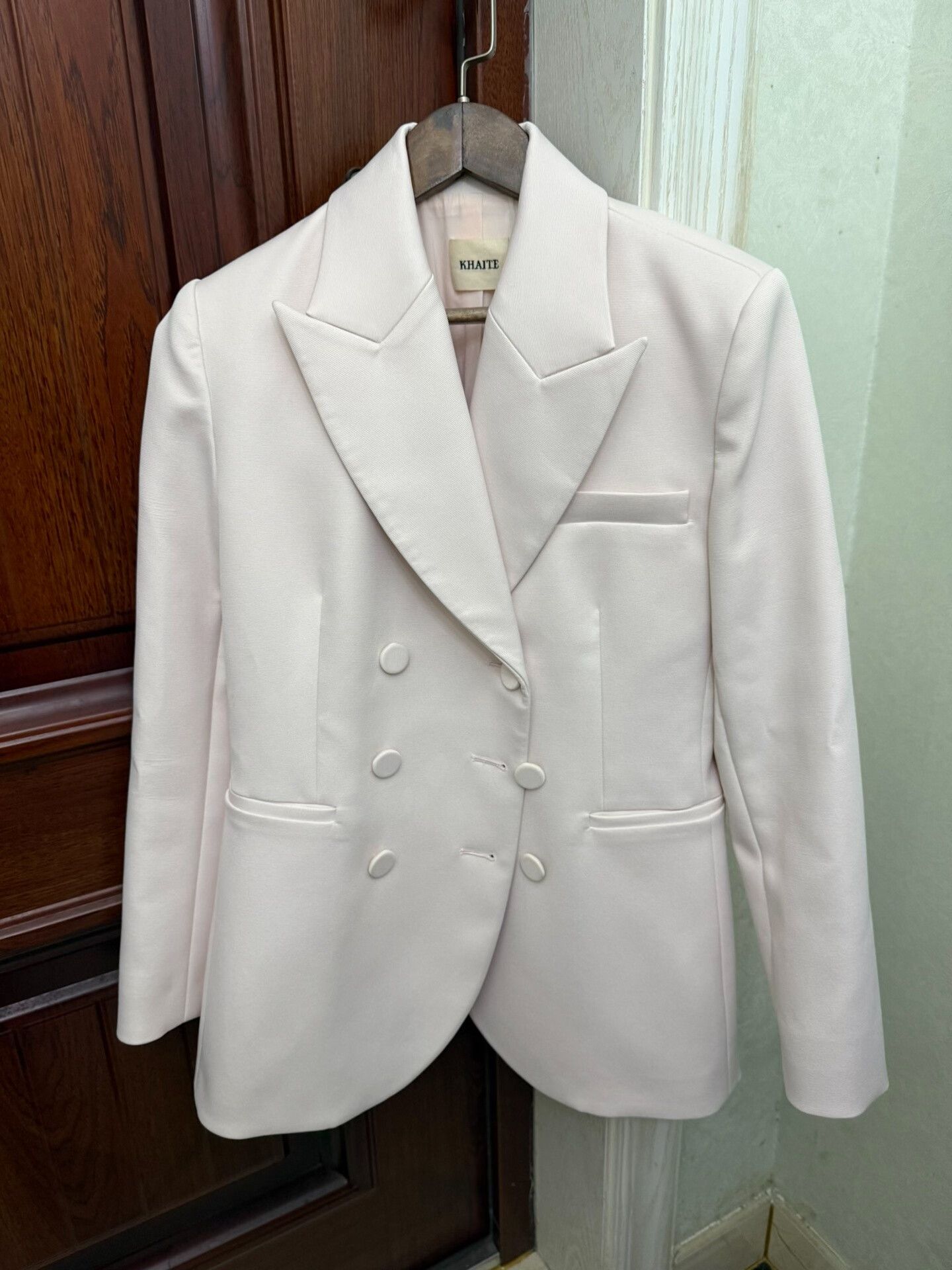 KHAITE Khaite Pink Tailored Blazer Size S / US 4 / IT 40 - 1 Thumbnail