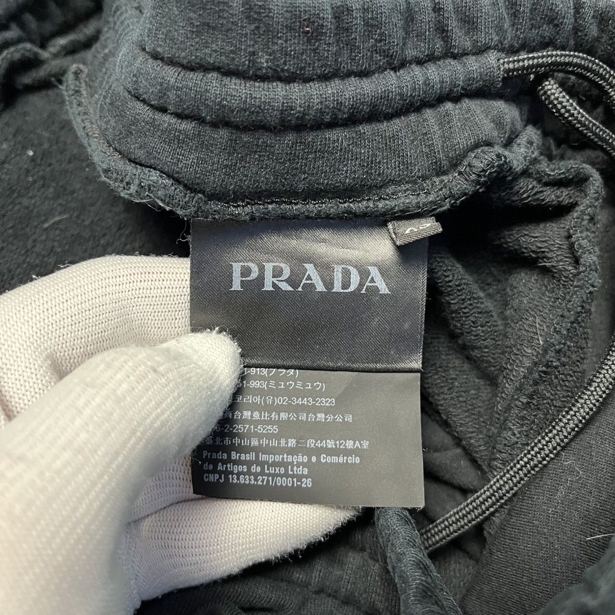Prada Prada Black Tab Sweatpants Joggers Luxury Designer Size US 28 / EU 44 - 7 Thumbnail
