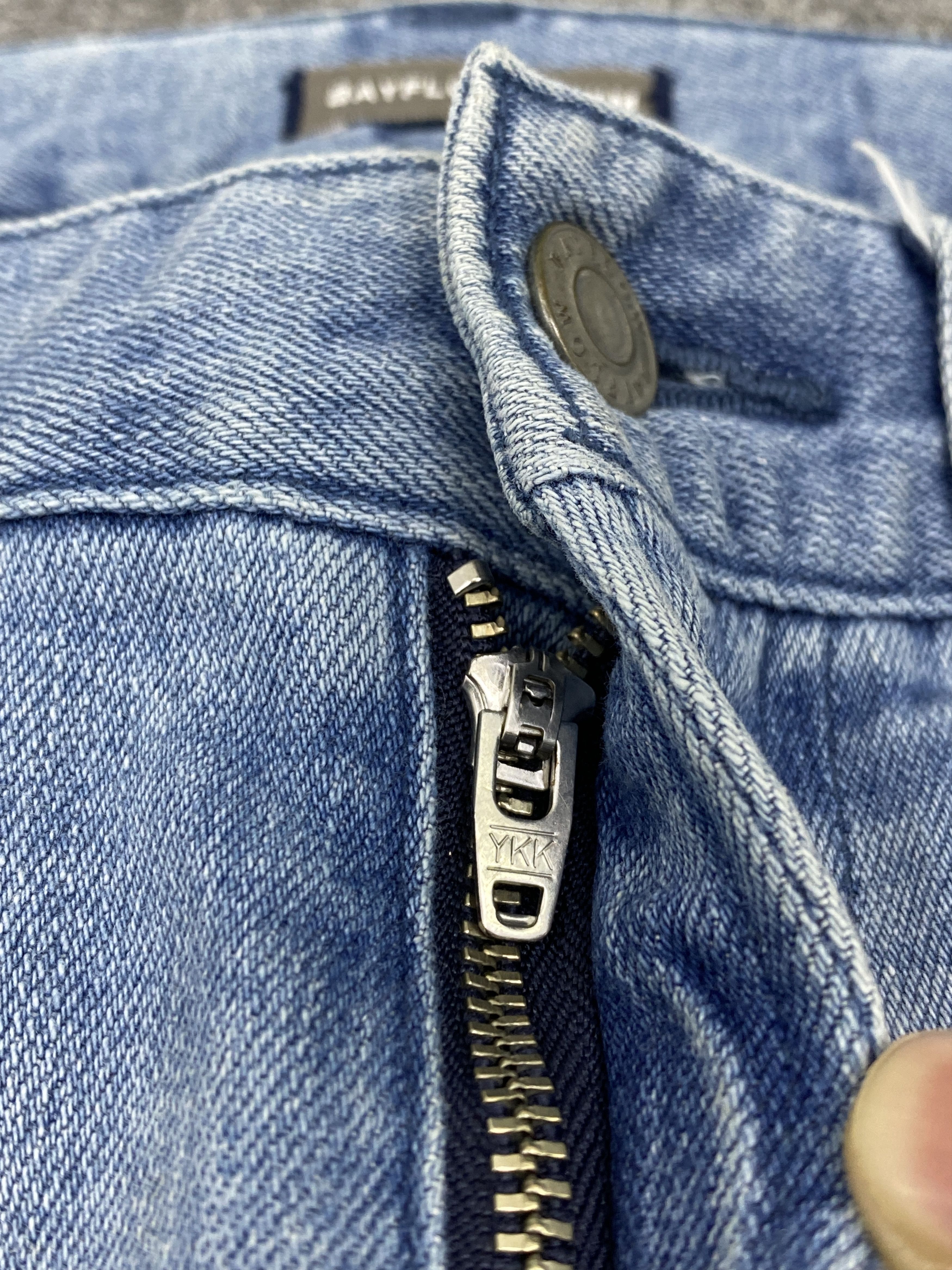 Japanese Brand Vintage Bayflow Denim Patches Skinny Jeans DP2720 Size US 30 / EU 46 - 9 Thumbnail