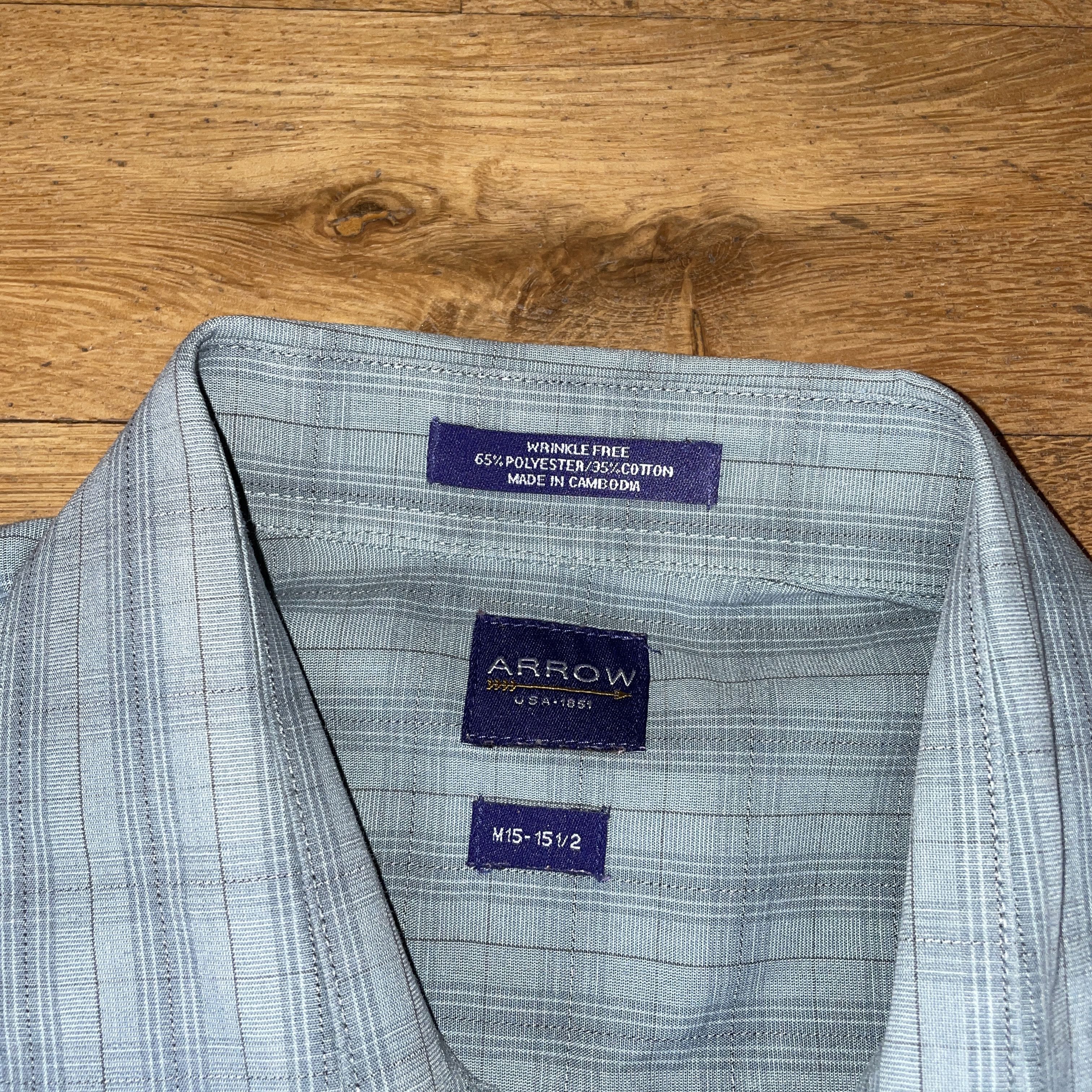 Arrow × Vintage Arrow Men's Fashionable Shirt Vintage Elegant Size M Size US M / EU 48-50 / 2 - 2 Thumbnail