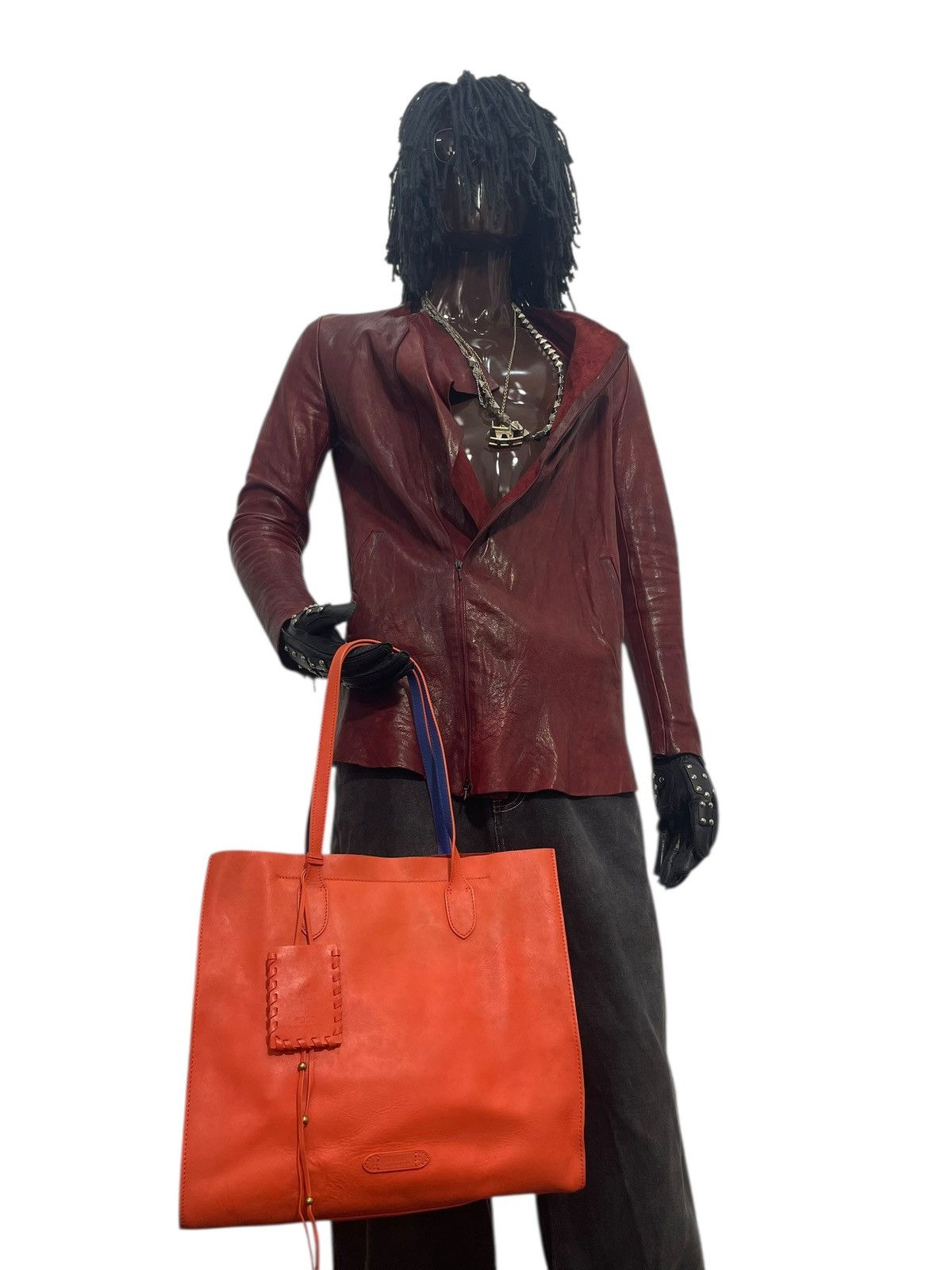 Genuine Leather Full Leather Polo Ralph Lauren Tote Shoulder Bag 2🟩1 Size ONE SIZE - 5 Thumbnail