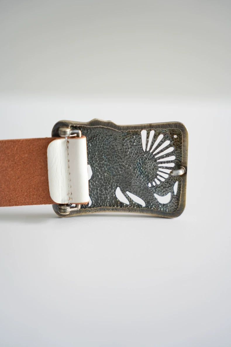 Yohji Yamamoto Yohji Yamamoto Silver Goddess Belt-2505 Size ONE SIZE - 3 Thumbnail