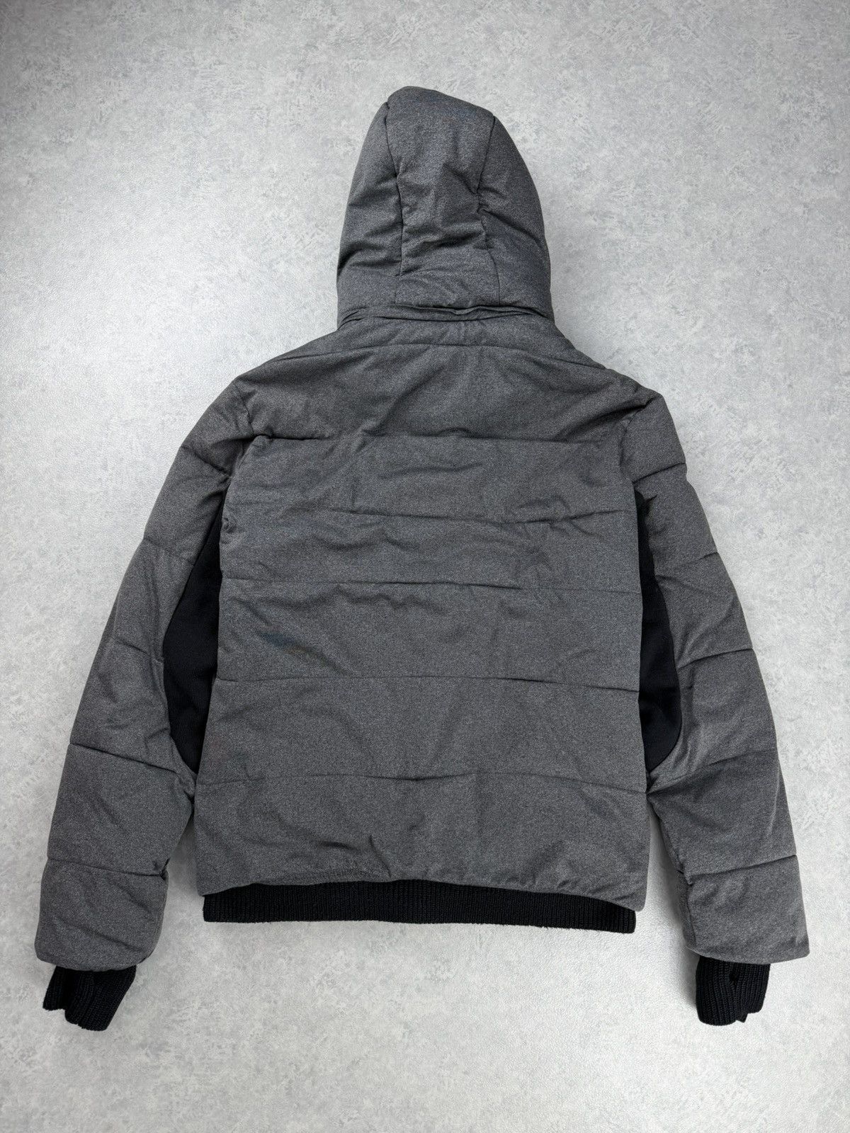 Armani Armani Jeans AJ Grey Hooded Puffer Jacket Size 52 Size US L / EU 52-54 / 3 - 16 Thumbnail