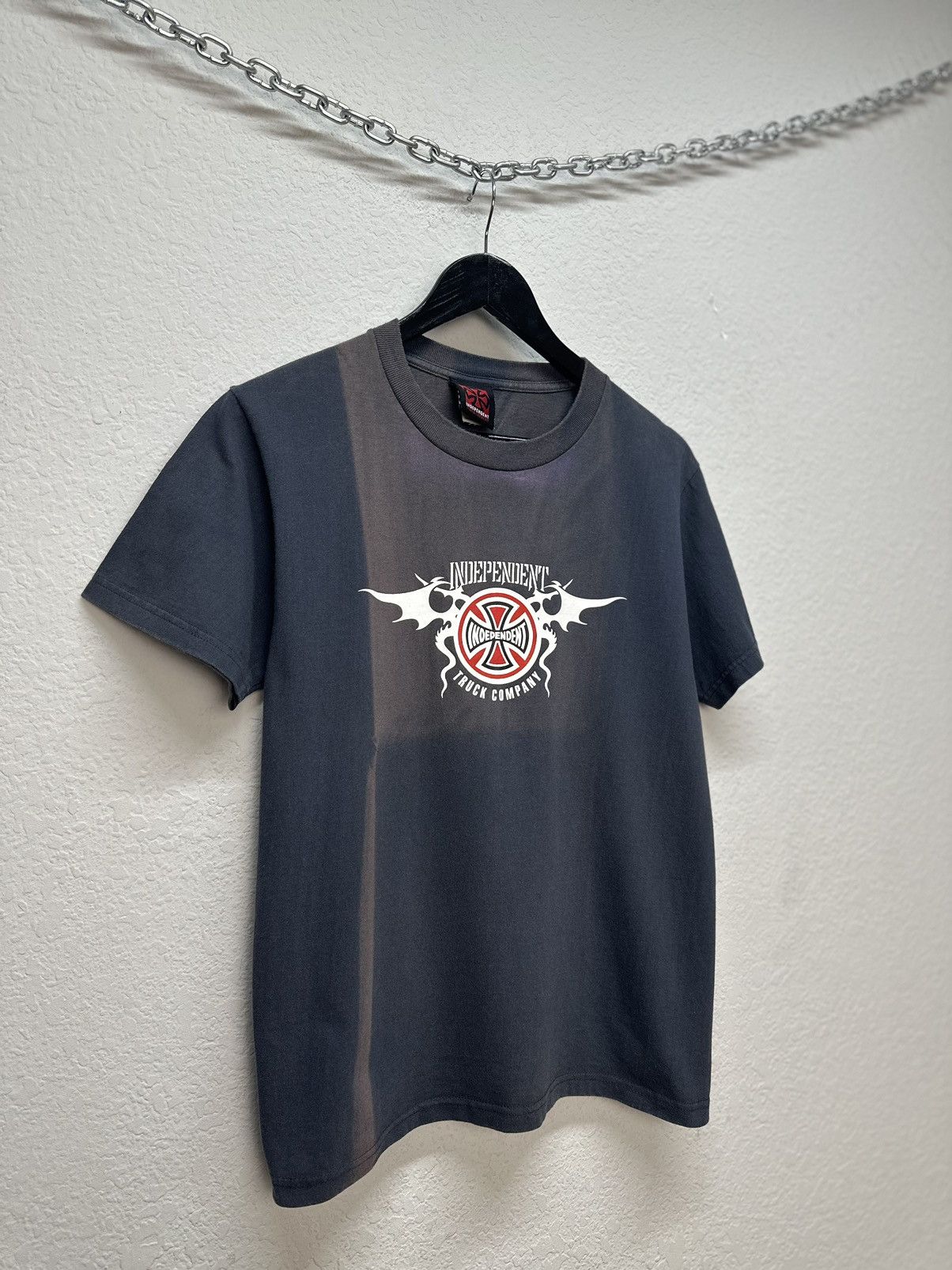 Independent Truck Co. Vintage Independent Faded VTG Distressed No Fear Work Wear Size US M / EU 48-50 / 2 - 3 Thumbnail
