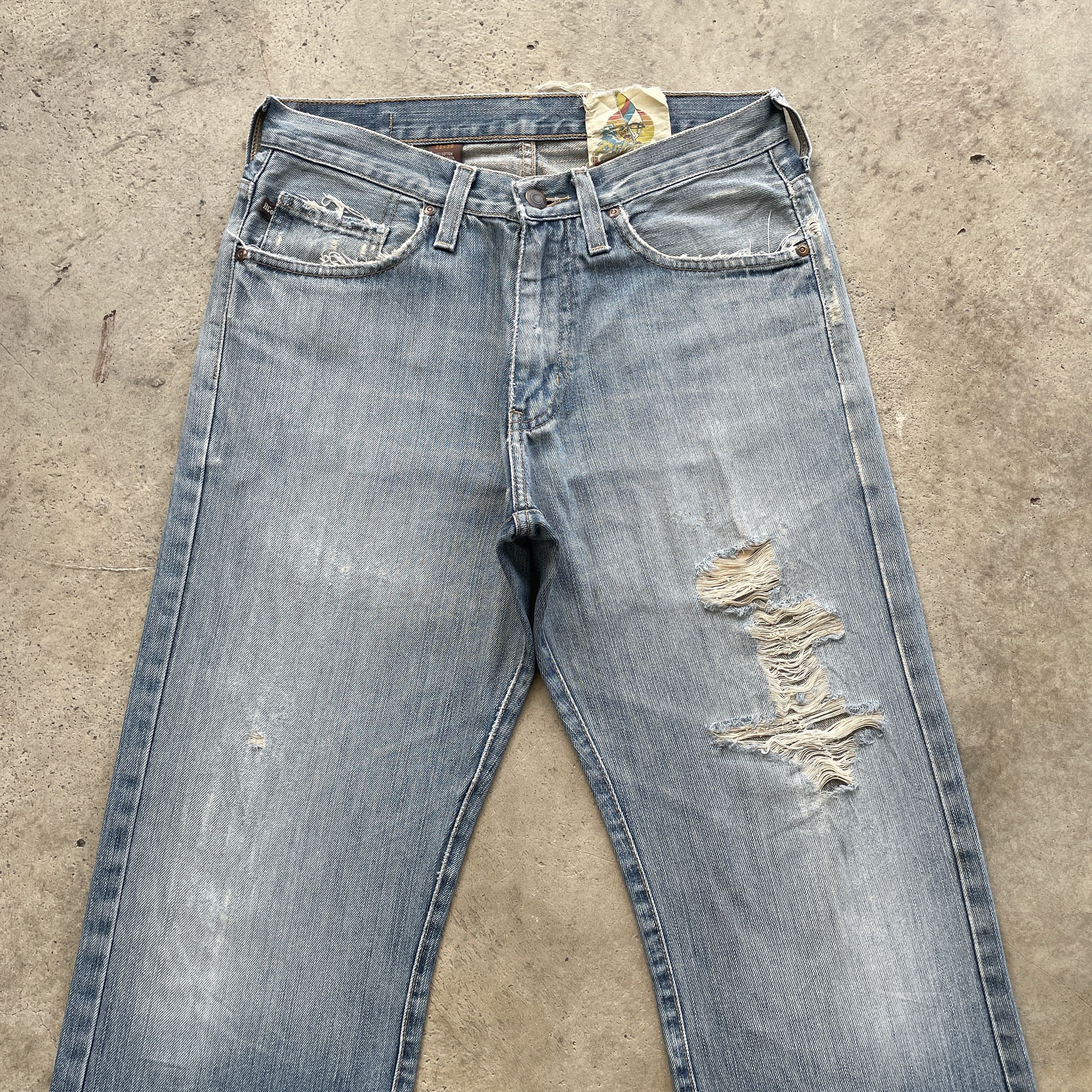 Vintage VINTAGE CALIFORNIA BOOTCUT FADED DISTRESSED JEANS PANTS W29 Size US 29 - 3 Thumbnail