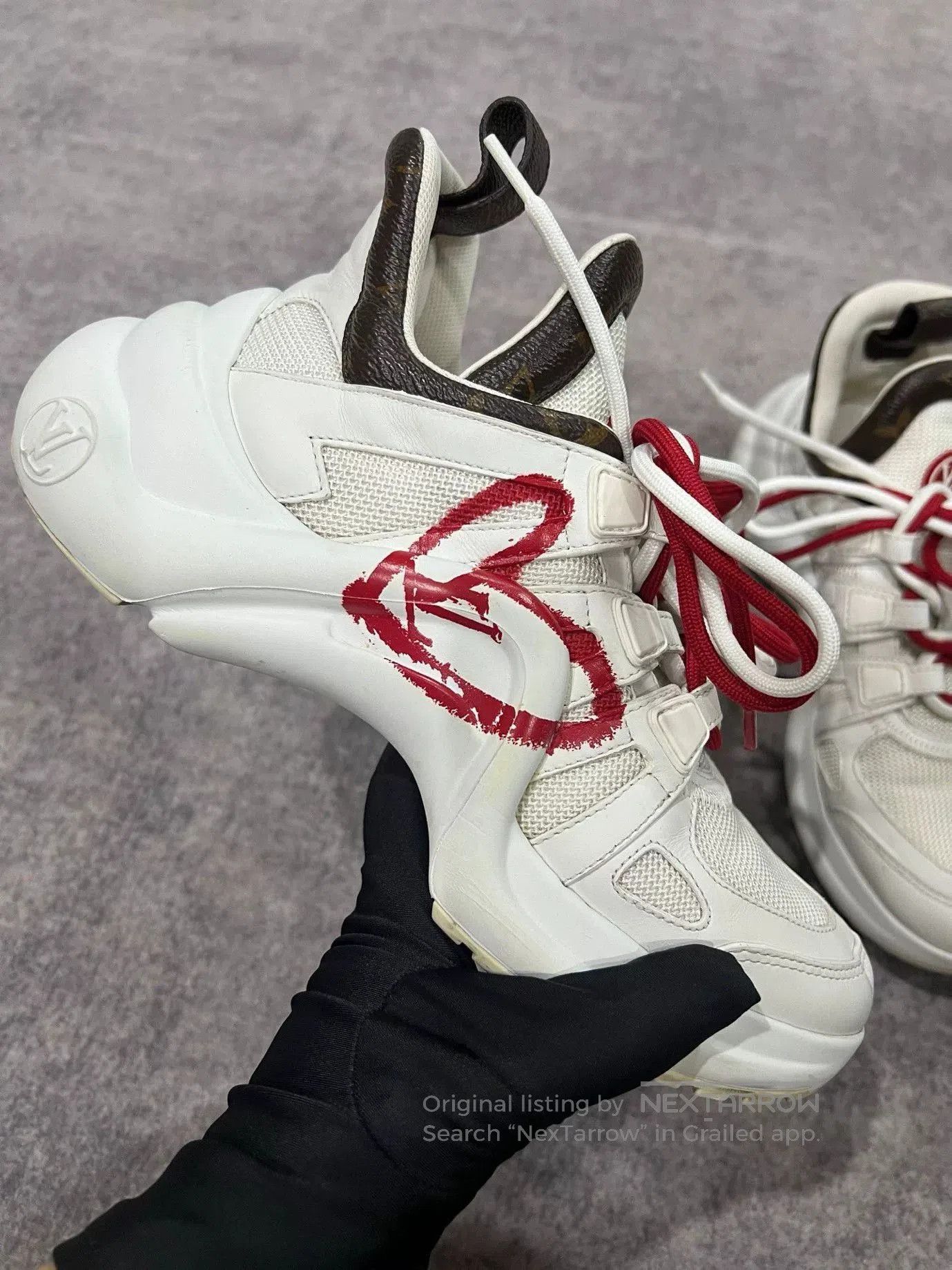 Louis Vuitton LV Valentine's Day Limited Dad Shoes. Size US 4.5 / IT 34.5 - 3 Thumbnail