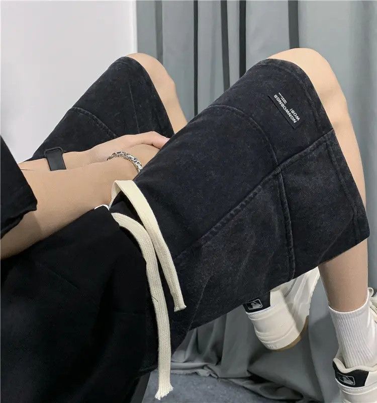 Japanese Brand × Jean Casual loose washed denim shorts Size US 32 / EU 48 - 3 Thumbnail