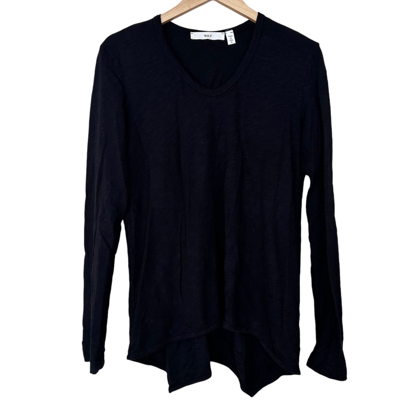 Other Wilt Black Long Sleeve Shirt Sz M Size M / US 6-8 / IT 42-44 - 1 Thumbnail