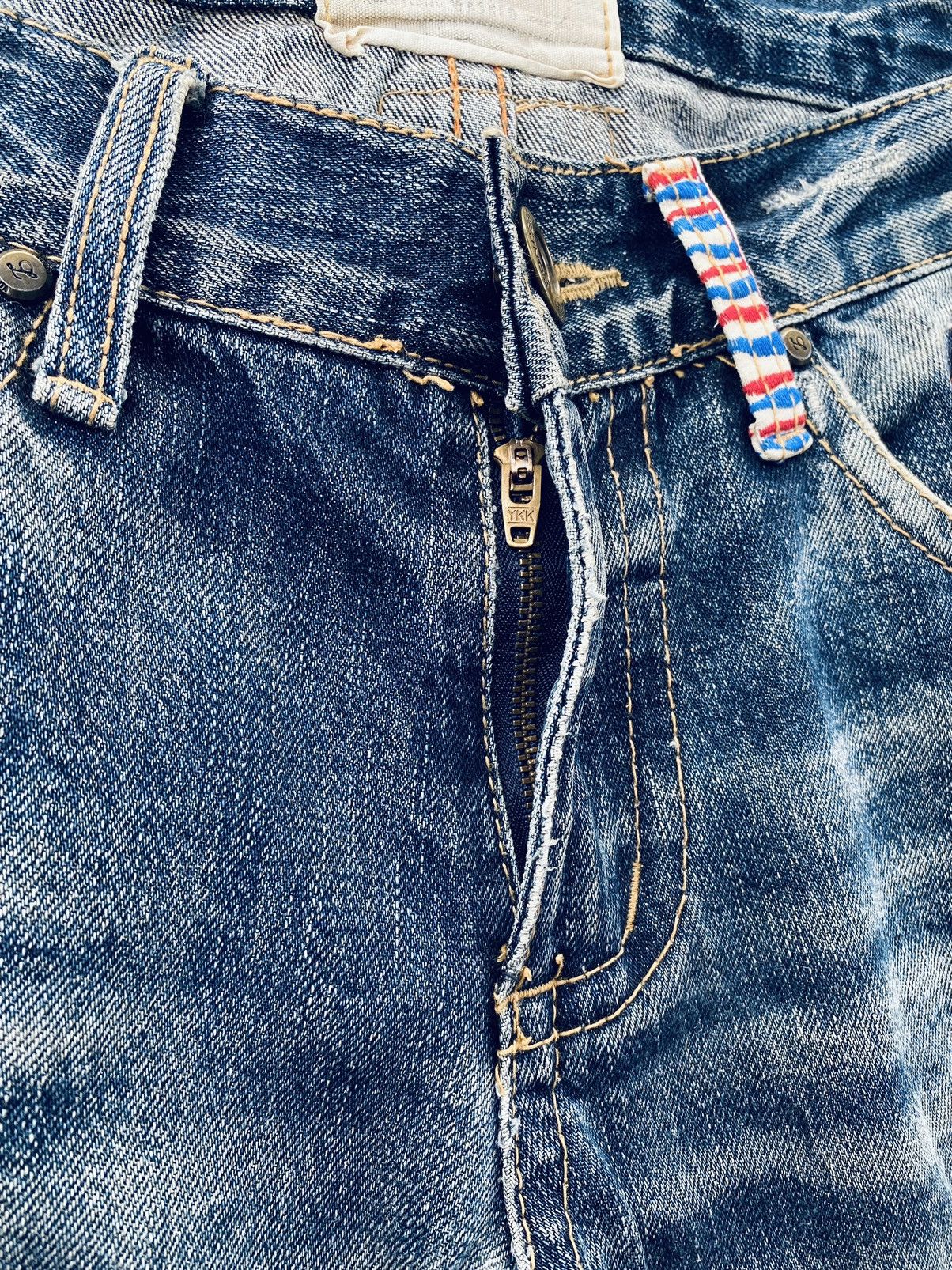 Japanese Brand Vintage Lolita Yoshitomo Nara Art Distressed Denim Pants Size US 34 / EU 50 - 12 Thumbnail