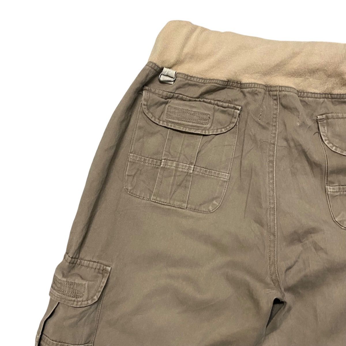 Japanese Brand Black Baccara Parachute Cargo Flare Pants Size US 34 / EU 50 - 10 Thumbnail