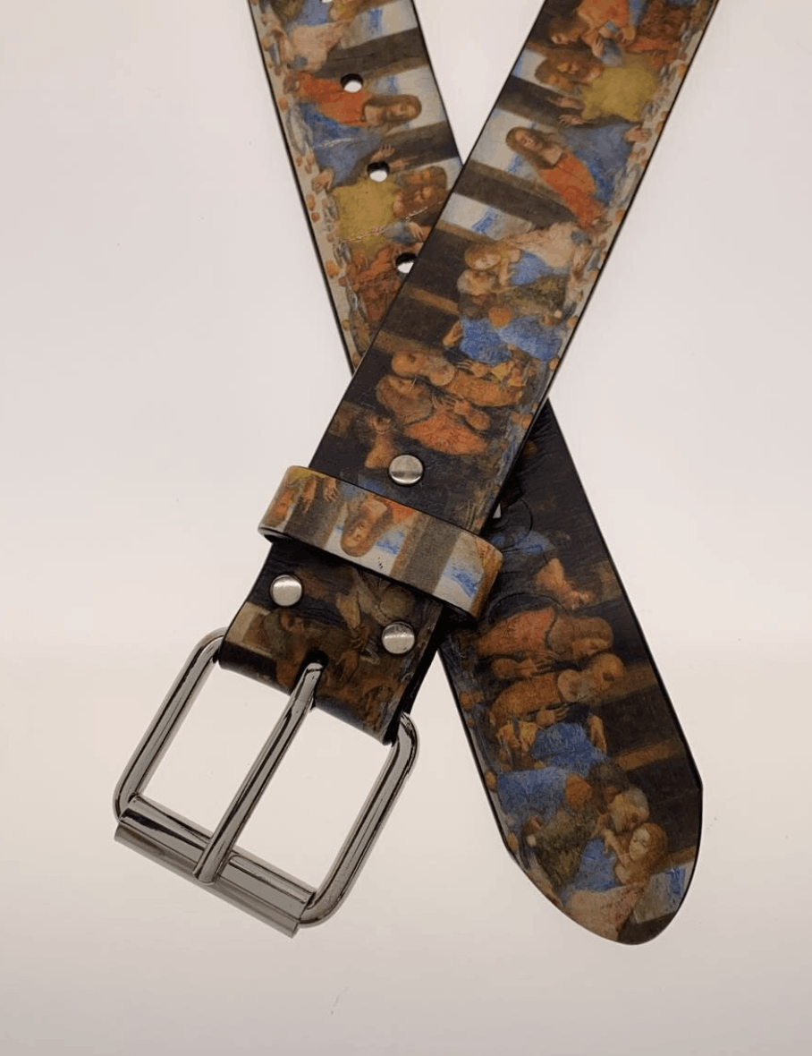 Supreme Supreme 25SS Last Supper Leather Belt Size ONE SIZE - 5 Thumbnail