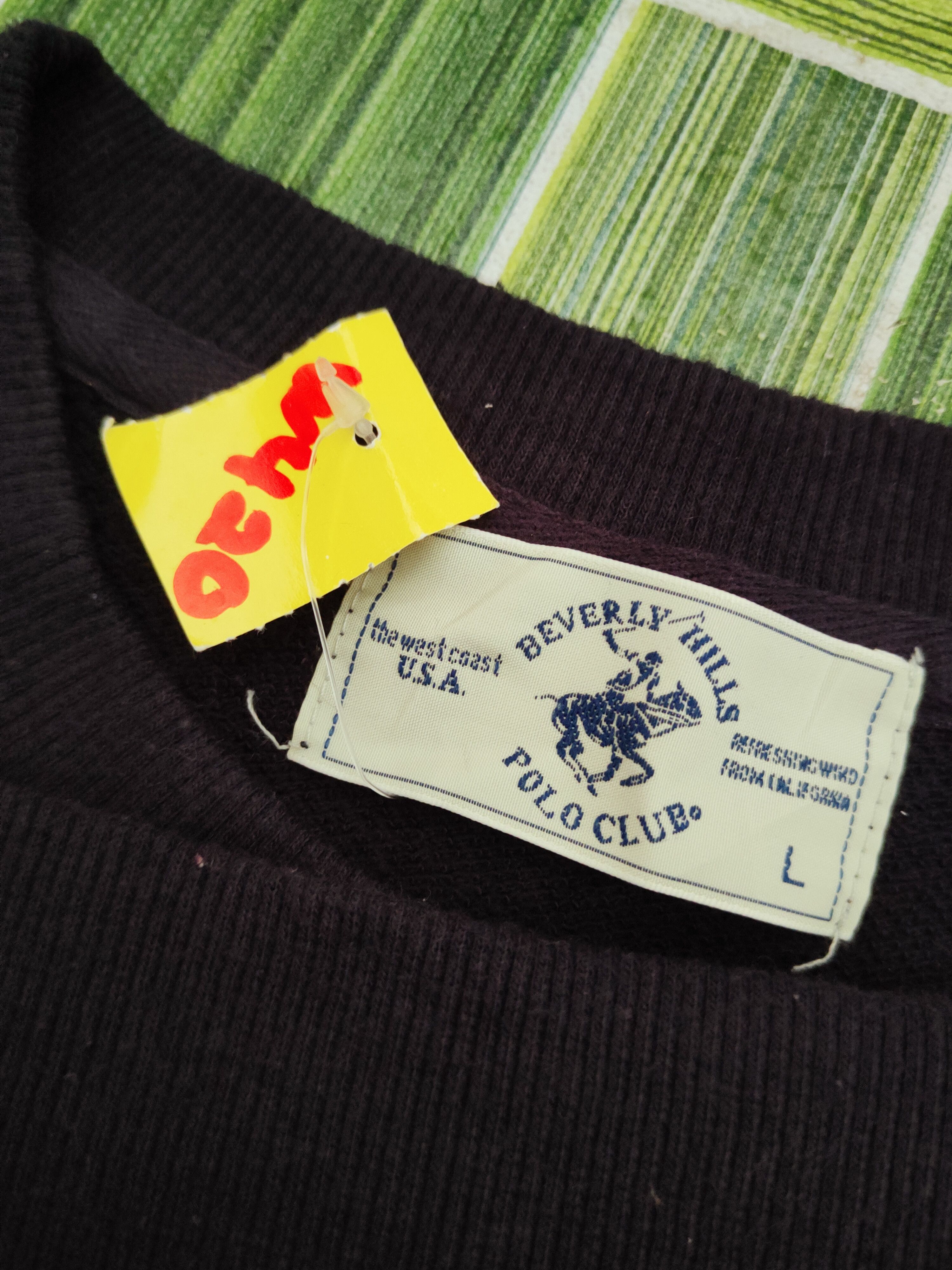 Beverly Hills Polo Club × Japanese Brand × Vintage Baverly Hills Polo Club Navy Sweatshirts #W420 Size L / US 10 / IT 46 - 12 Thumbnail