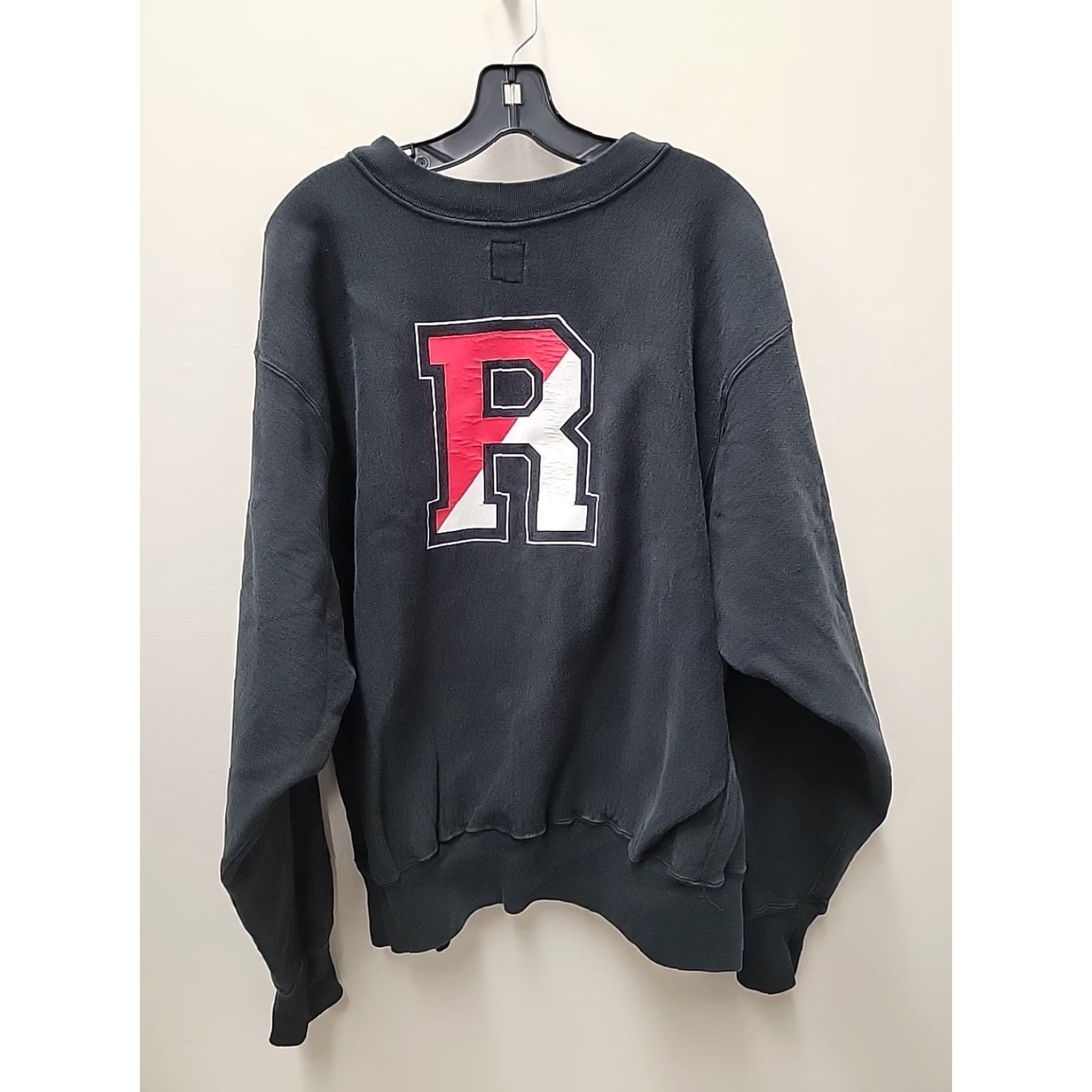 Vintage Vintage Boathouse Rutgers University Softball Reverse Weave Crewneck Sweatshirt Mens XL Black Cotton Blend Logo Size US XL / EU 56 / 4 - 2 Thumbnail