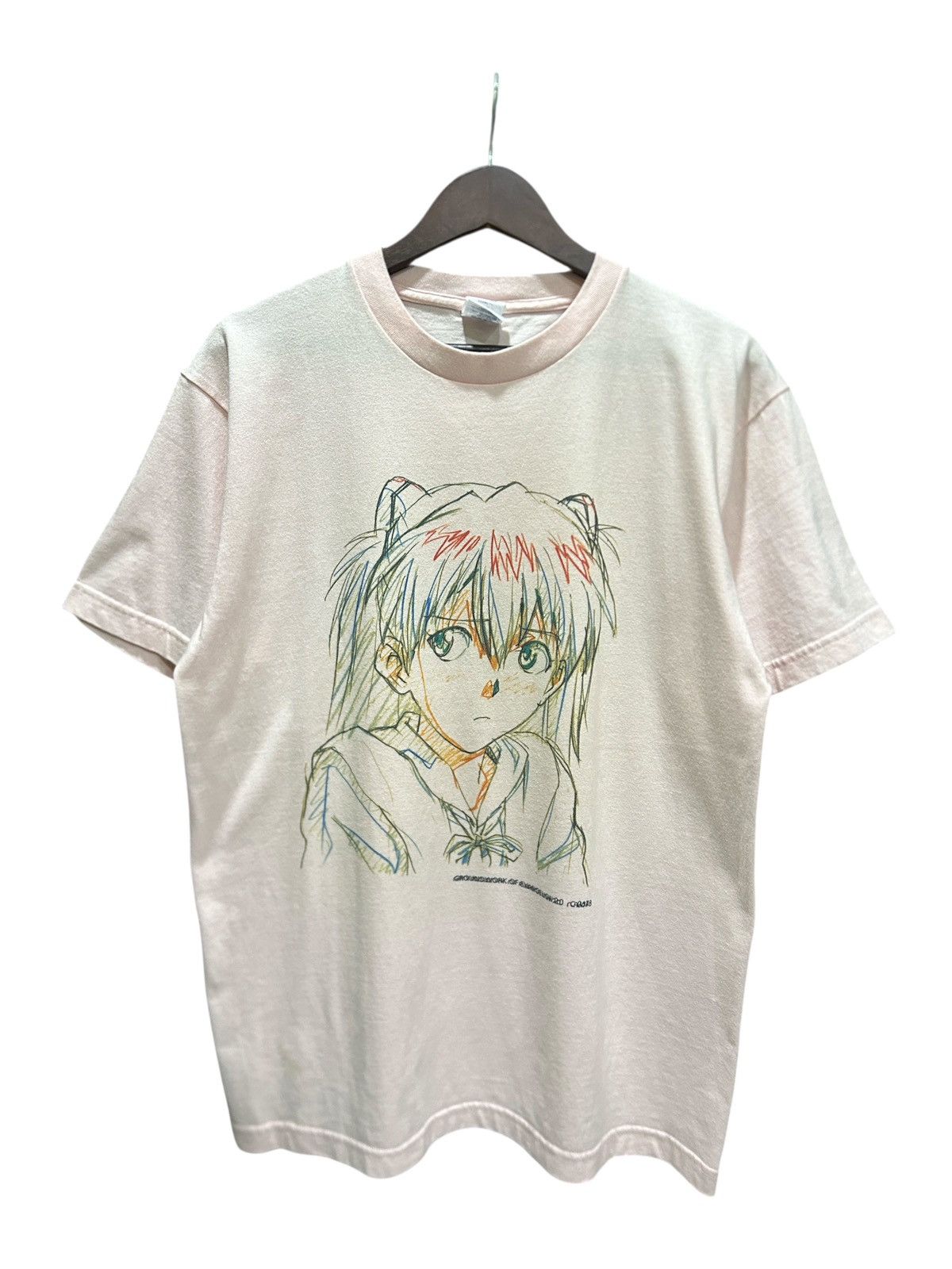 Anime Vintage 2000s Asuka Neon Genesis Evangelion Anime Series Tee Size US L / EU 52-54 / 3 - 1 Thumbnail
