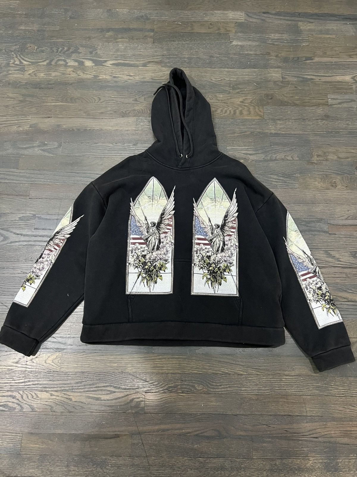 Who Decides War Faded us angel hoodie Size US M / EU 48-50 / 2 - 1 Thumbnail
