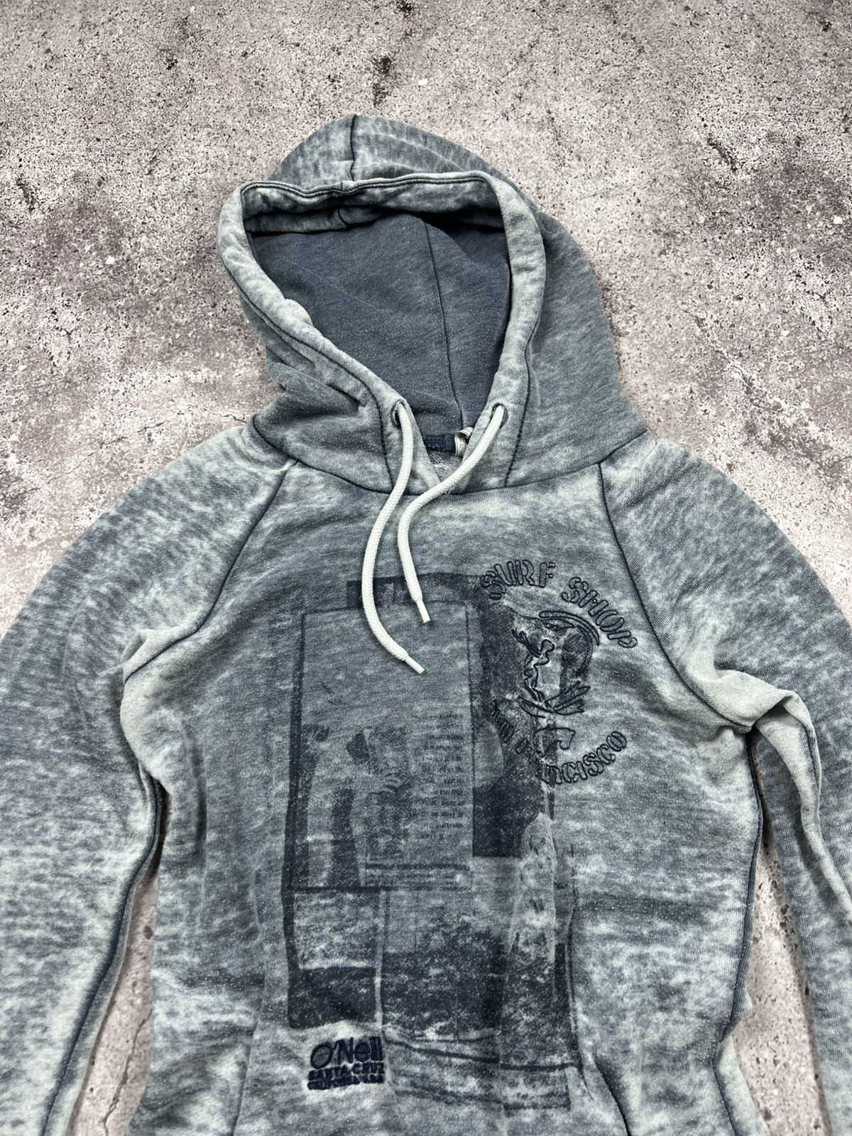 O'Neill Vintage Y2K Oneill Distressed Hoodie Embroidered Logo Size US S / EU 44-46 / 1 - 3 Thumbnail