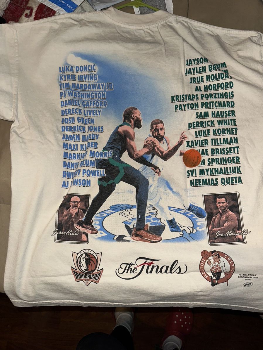 JAEE Jaee Editz NBA Finals Celtics Mavericks Tee Large Size US L / EU 52-54 / 3 - 5 Thumbnail