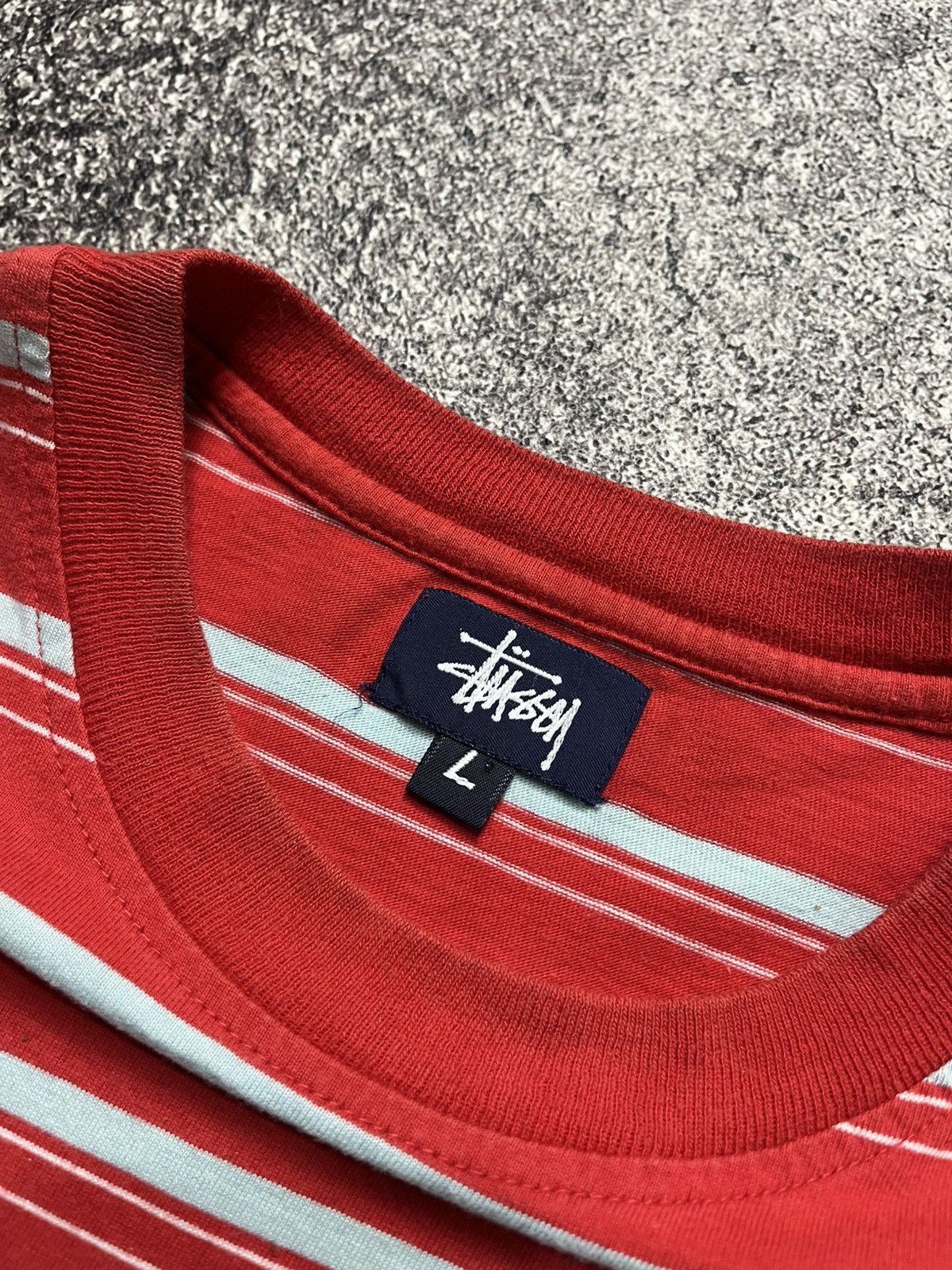 Stussy Stussy Stripe Pocket T-Shirts Size US XXL / EU 58 / 5 - 3 Thumbnail