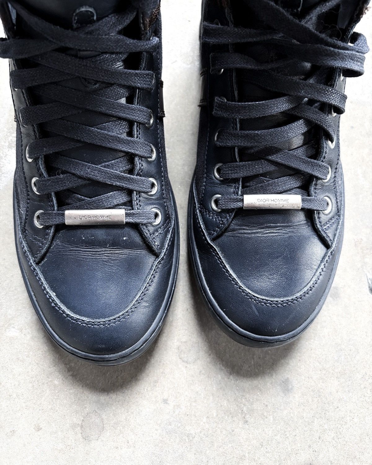 Dior A/W11 GAT HIGH TOP B18 SNEAKERS Size US 7 / EU 40 - 3 Thumbnail