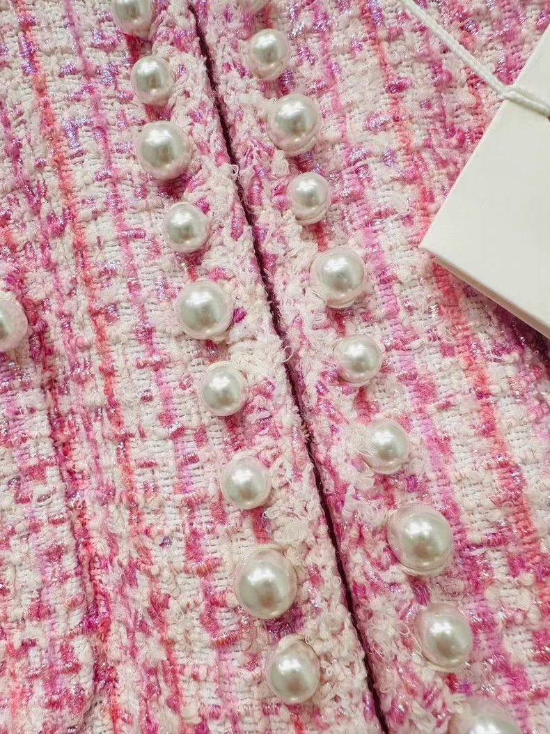 Chanel Chanel 25p show pink glitter tweed pearl edge four-pocket Size XS / US 0-2 / IT 36-38 - 7 Thumbnail
