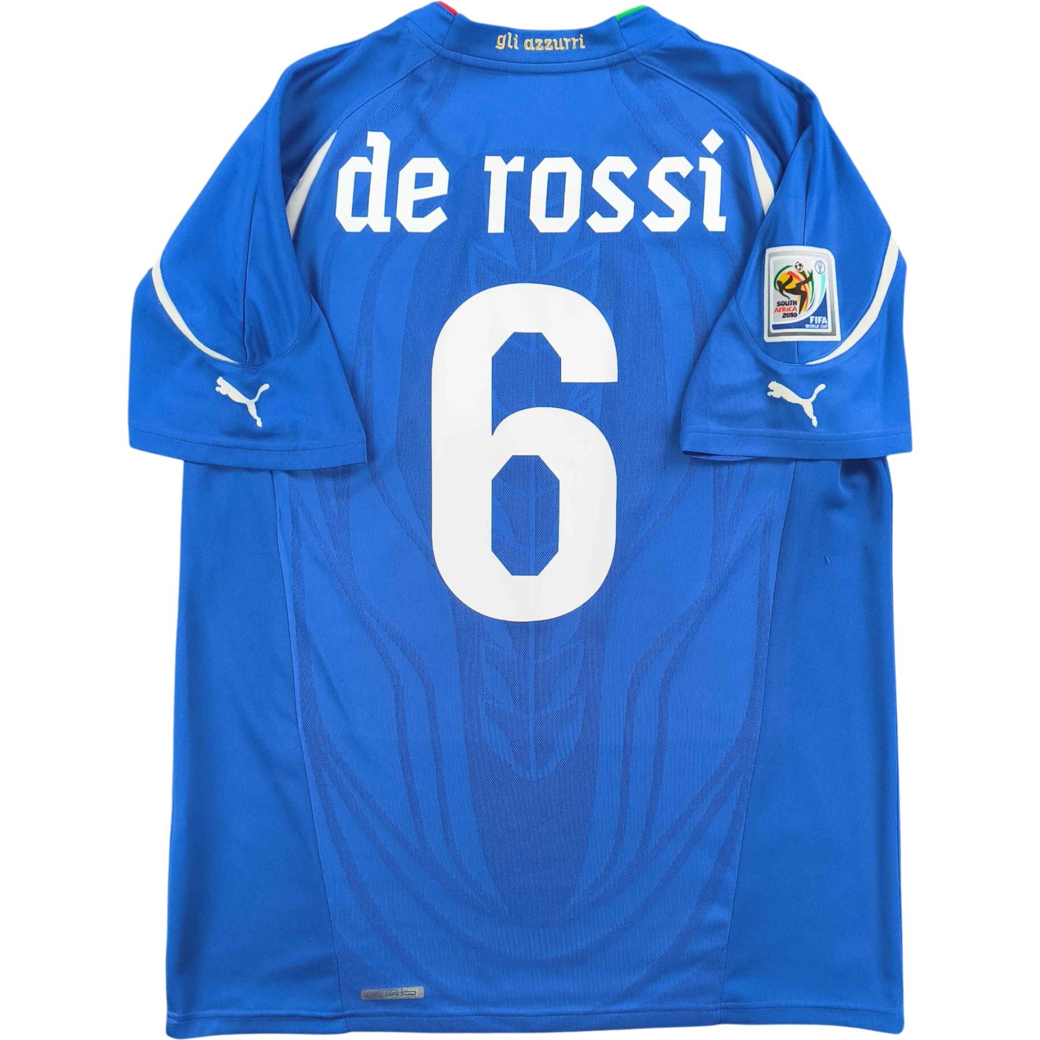 Italy 2010-12 Puma home De Rossi football jersey size M