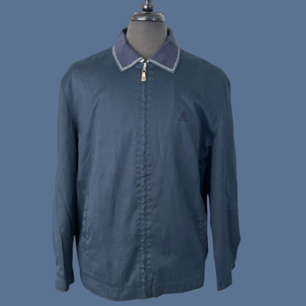 Vintage REMO GIANNI Navy Blue Jacket Mens XL 185/104a Regular Size Cool Bomber Zip Navy Blue 90s City Classic Designer Fashion Size US XL / EU 56 / 4 - 1 Thumbnail