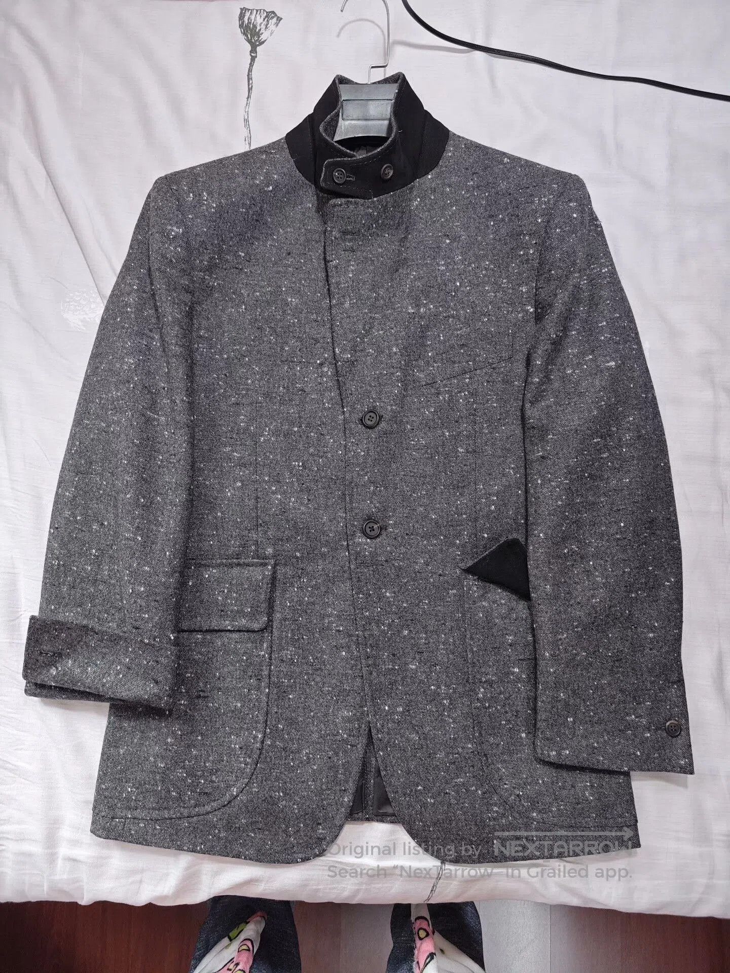 Alfred Dunhill Dunhill Gray Wool Cashmere Suit Jacket. Size US M / EU 48-50 / 2 - 5 Thumbnail