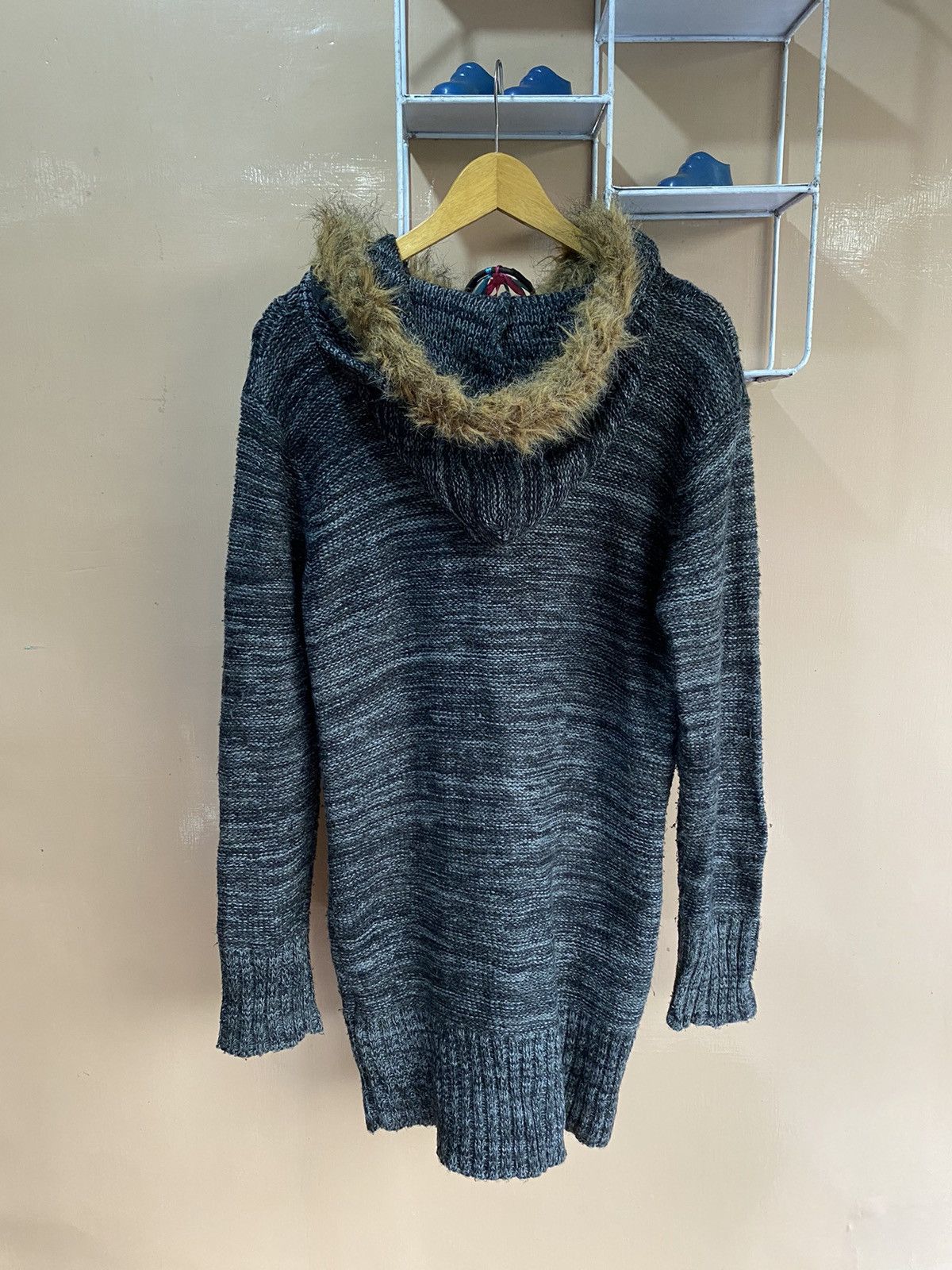 Beauty Beast 💸BINDINGOFFER💸Knitted Fur Hoodie Coat Lgb Ifsixwasnine Size US M / EU 48-50 / 2 - 5 Thumbnail