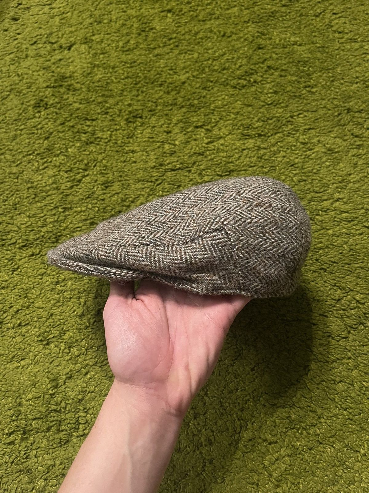 Harris Tweed 🇬🇧 Harris Tweed 1990s vintage wool cap made In UK Size 34 - 2 Thumbnail