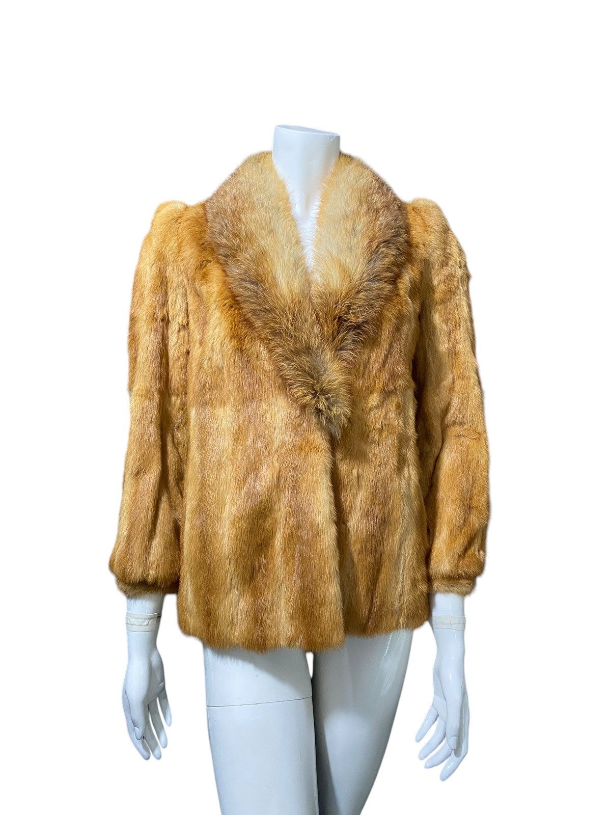Vintage Vintage- Universal Fur Co - Single Hook Fox Fur Coat Size S / US 4 / IT 40 - 2 Thumbnail