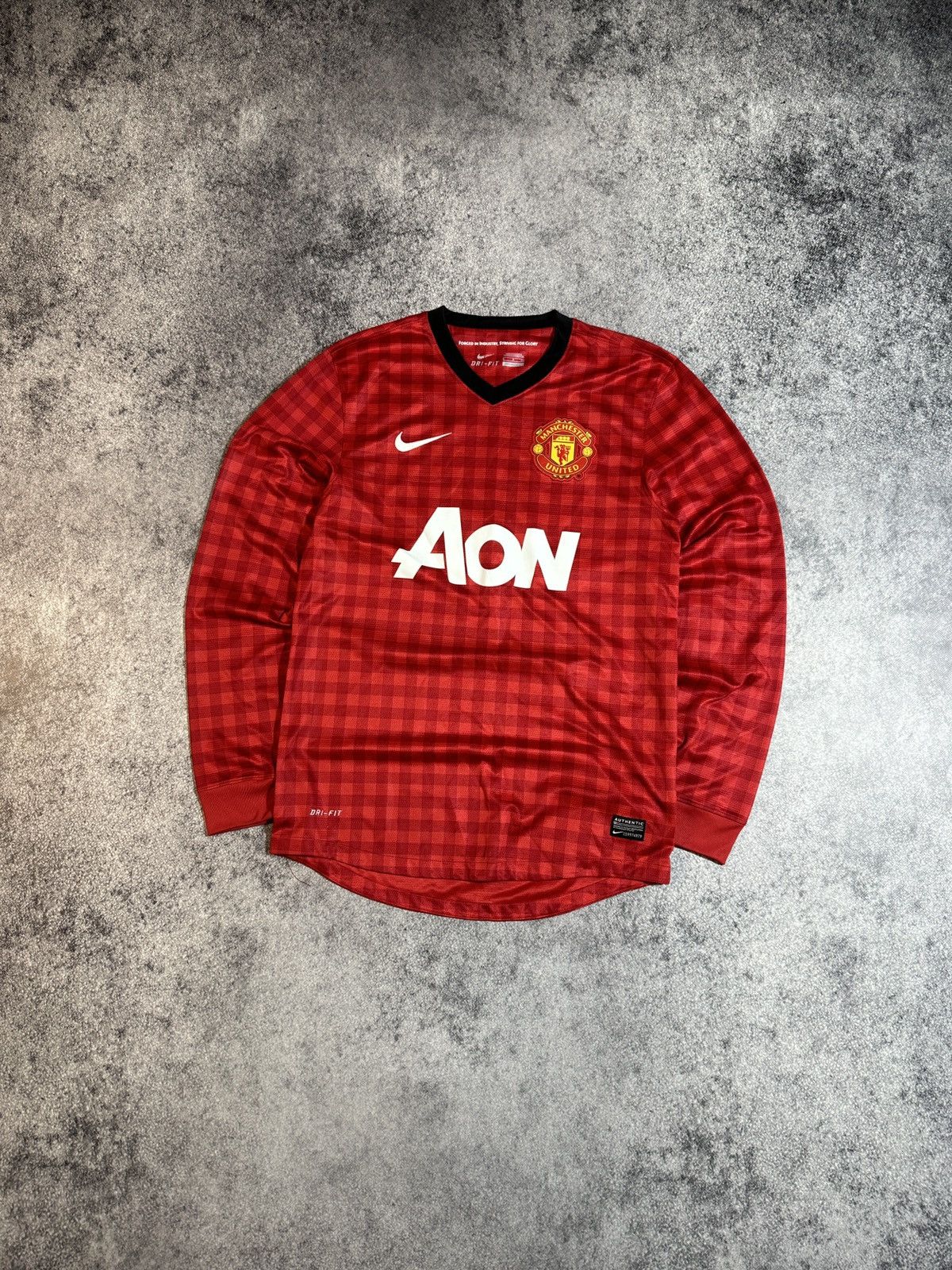 Nike Vintage Nike Manchester United Soccer Long Jersey Blokecore Size US S / EU 44-46 / 1 - 1 Thumbnail