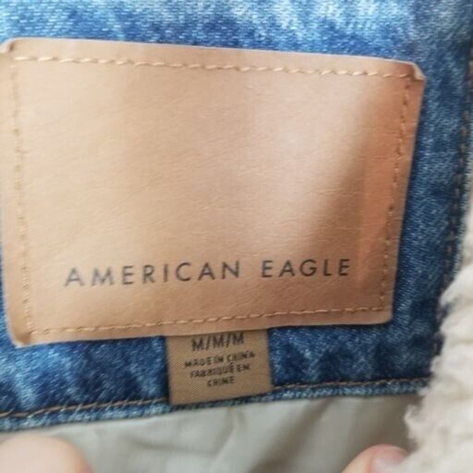 American Eagle Outfitters American Eagle Womens Denim Jacket Faux Sherpa Sz M Western Size M / US 6-8 / IT 42-44 - 7 Thumbnail