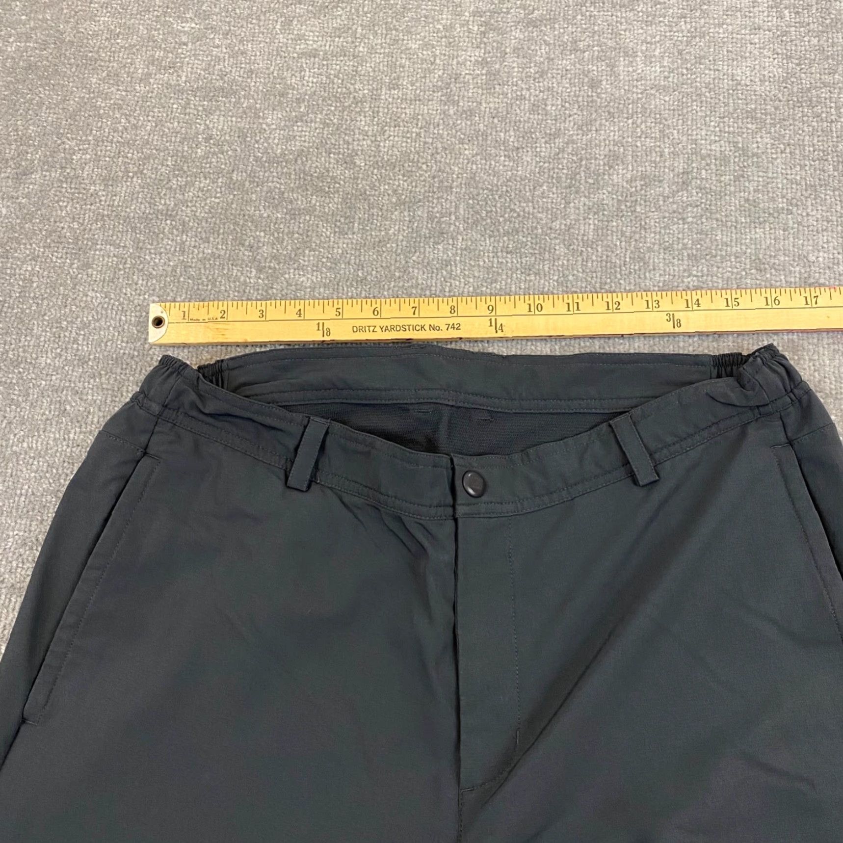 Vintage Mack Weldon Pants Mens Large Dark Gray Tapered Athletic Stretch 30" In Workout Size US 33 - 5 Thumbnail