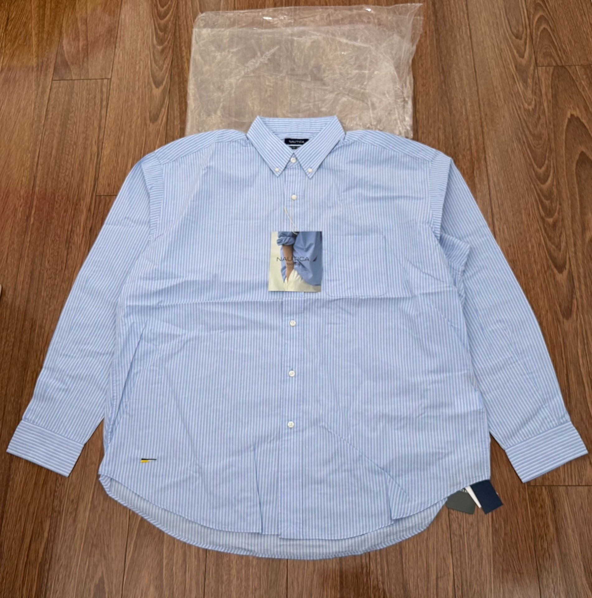 Nautica Nautica x Freak's Store Too Big Stripe BD Shirt Size US XXL / EU 58 / 5 - 1 Thumbnail