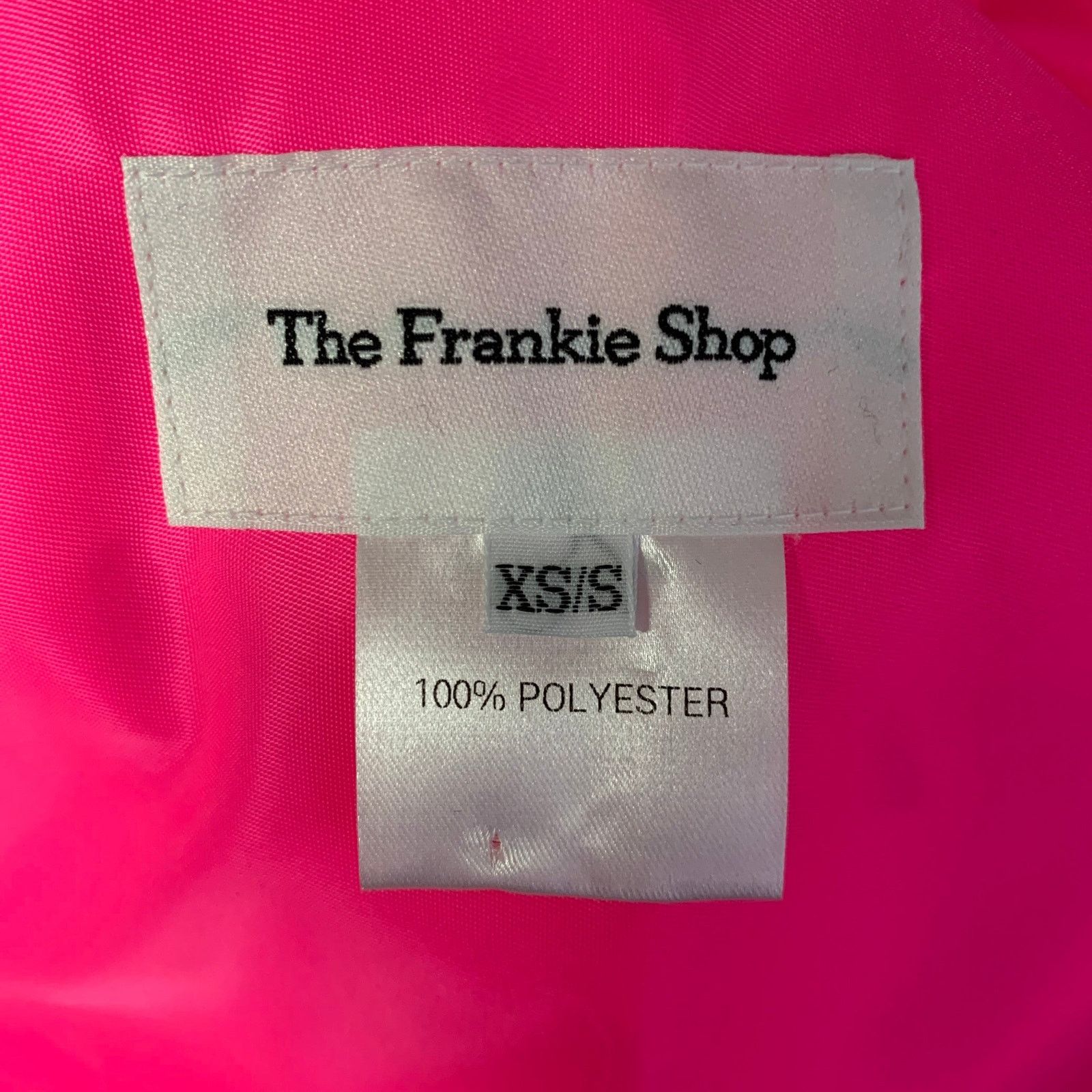 Other THE FRANKIE SHOP Size XS/S Pink Polyester Shirt Jacket Size XS / US 0-2 / IT 36-38 - 4 Thumbnail