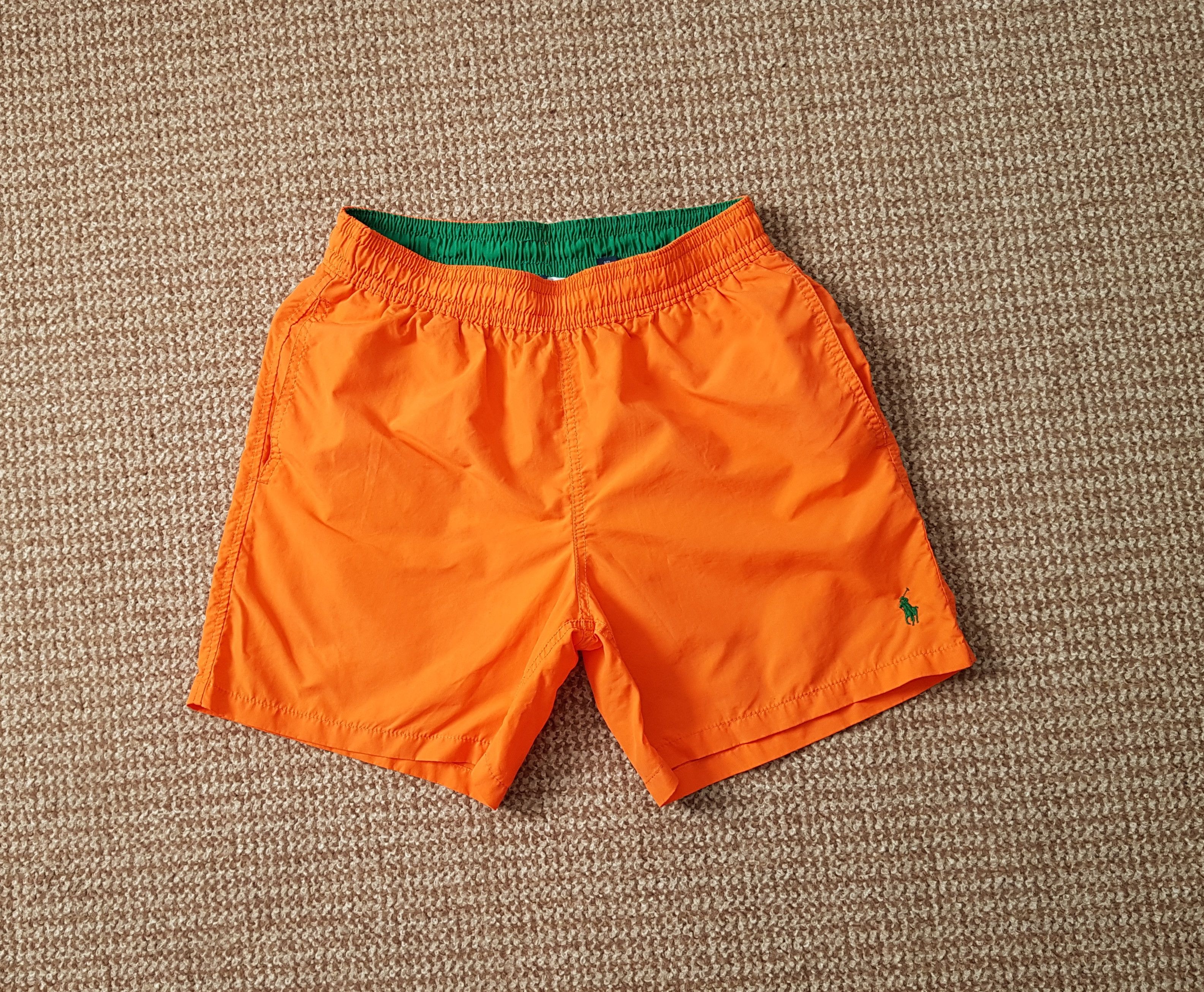 Polo Ralph Lauren Vintage Polo Ralph Lauren Nylon Swim Shorts Orange sz S Size US 30 / EU 46 - 1 Thumbnail