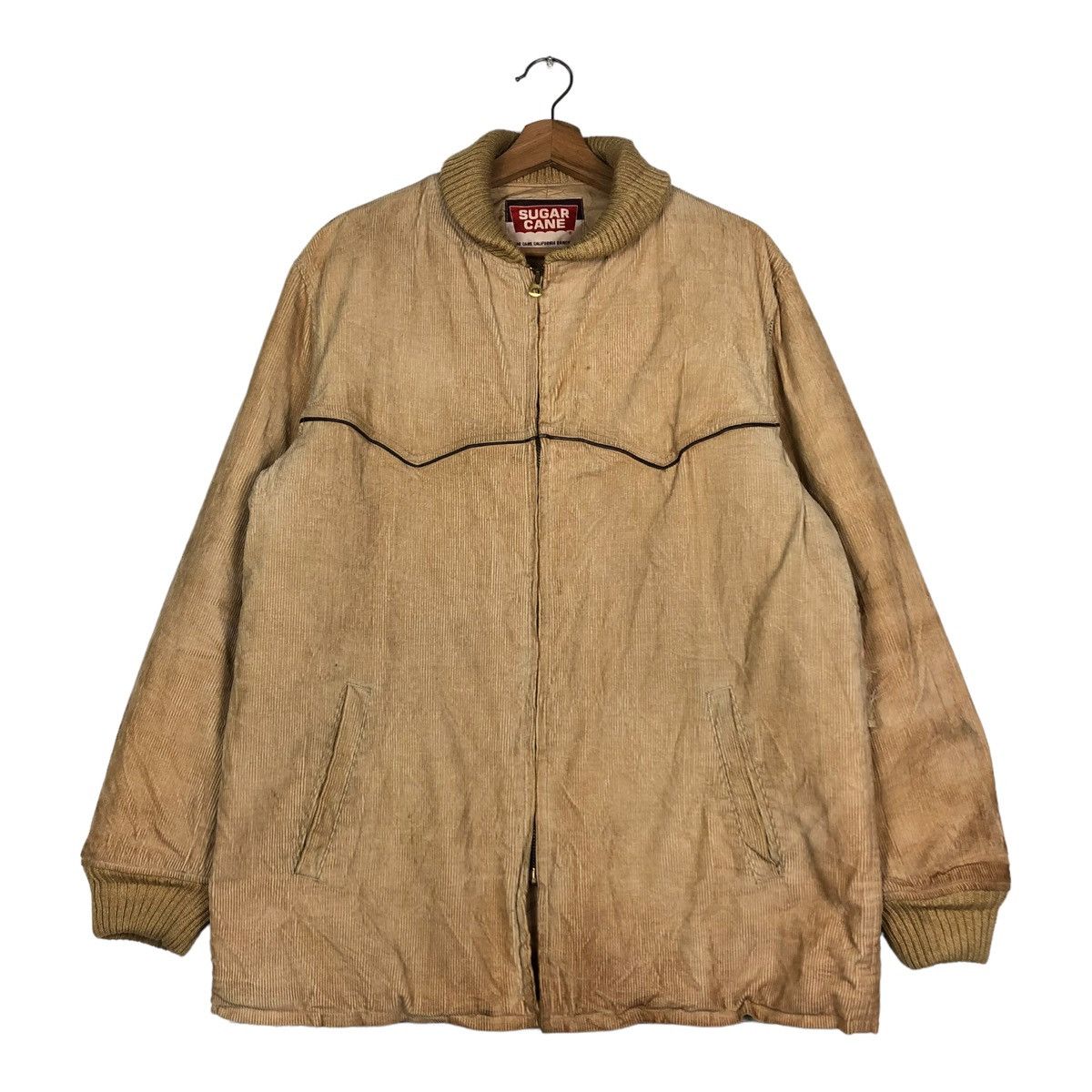 🔥VINTAGE CHORE JACKET CORDUROY SUGAR CANE TOYO ENTERPRISE