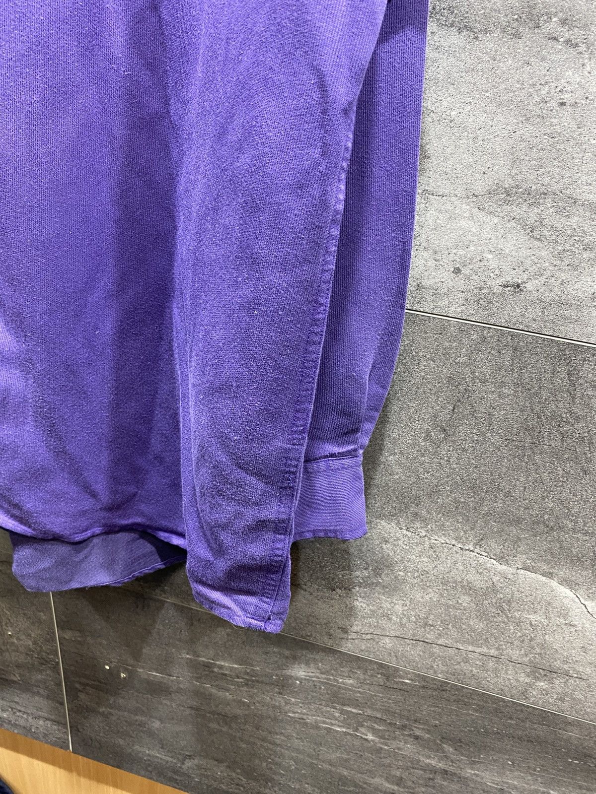 Yves Saint Laurent Vintage Yves Saint Laurent YSL Purple Button Up Shirt Size US XXL / EU 58 / 5 - 19 Thumbnail