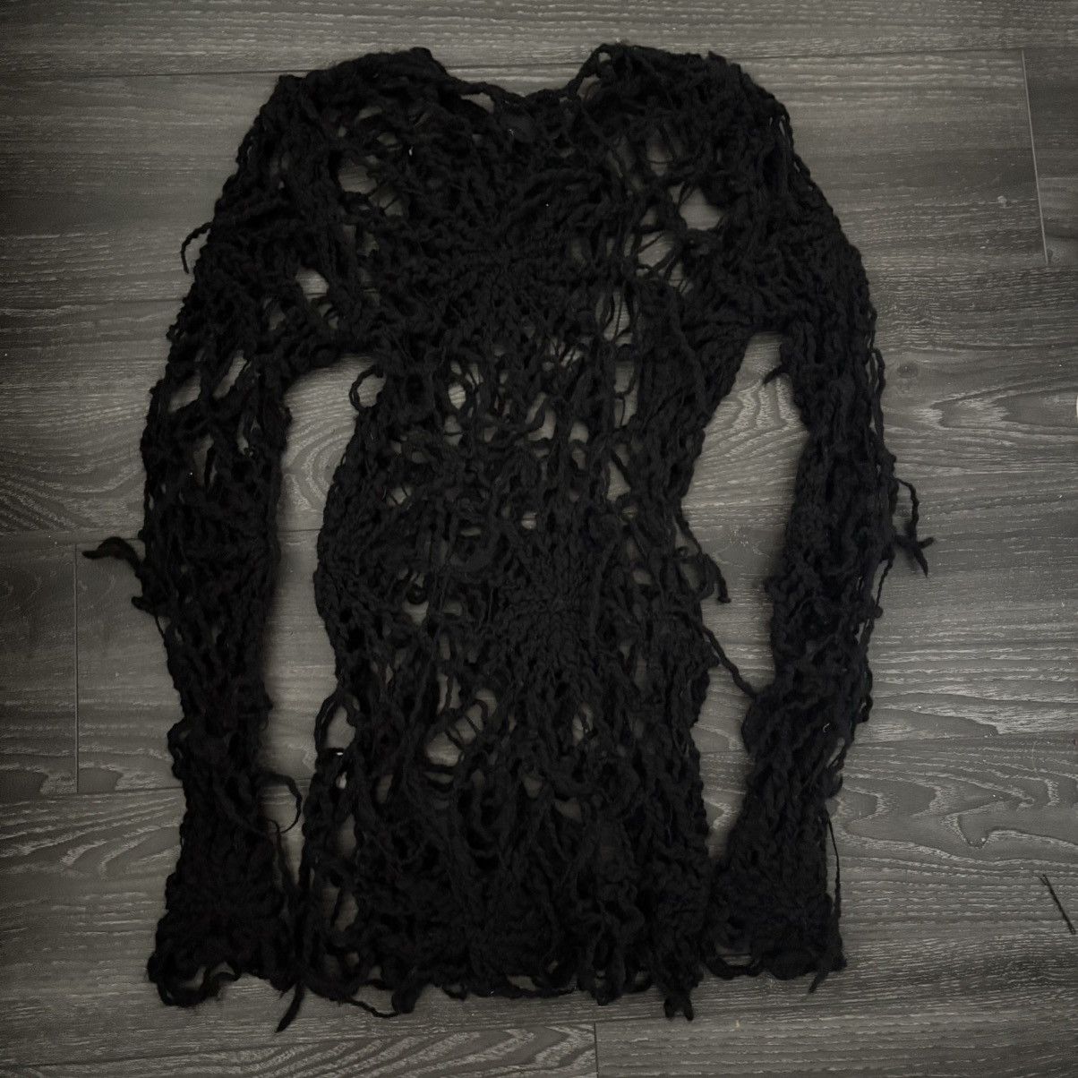Number (N)ine AW05 Nightcrawler spiderweb knit Size US S / EU 44-46 / 1 - 2 Thumbnail
