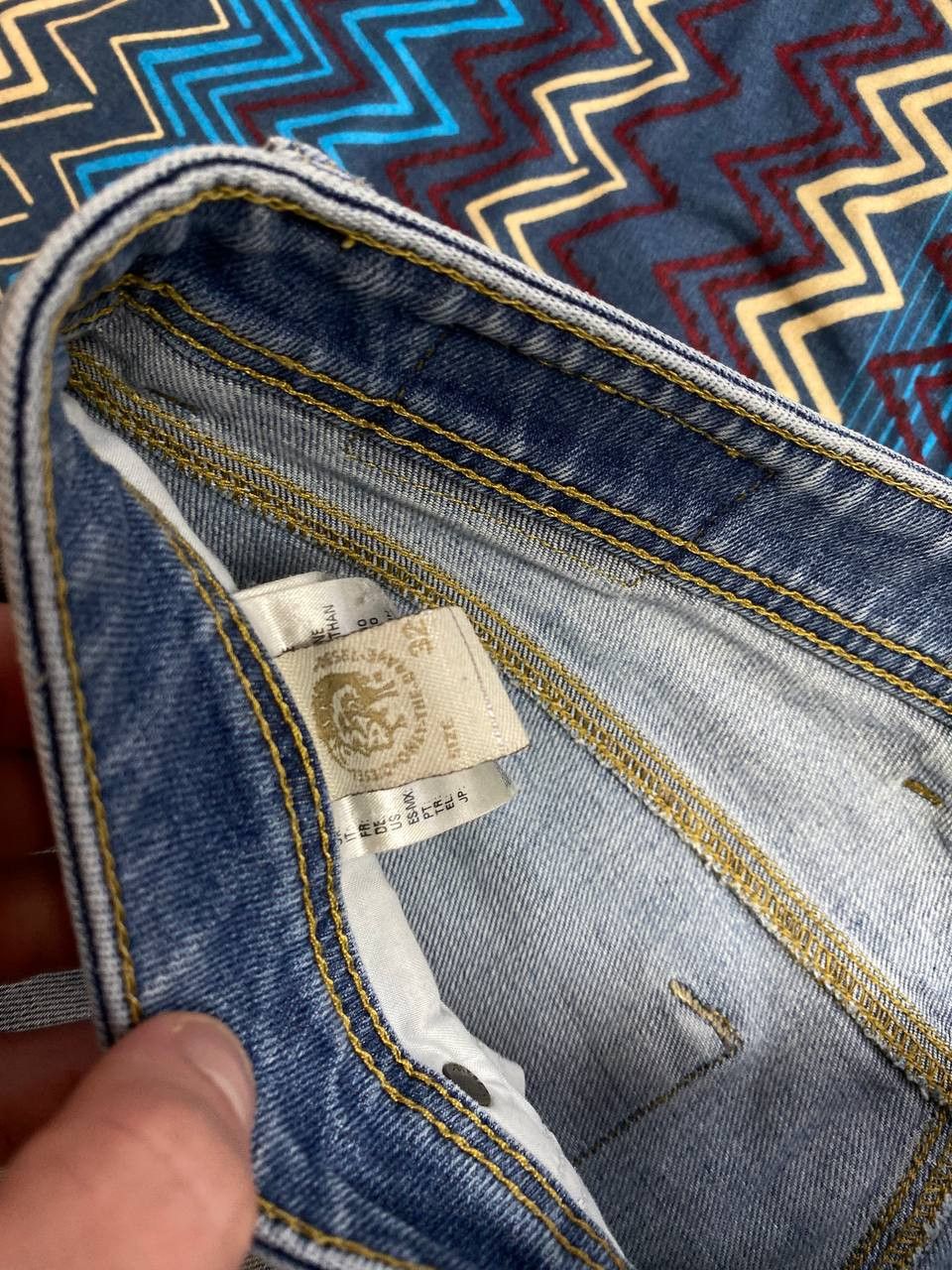 Diesel × Vintage Vintage Diesel WAYKEE Baggy Denim Jeans Pants Avant Garde Size US 32 / EU 48 - 4 Thumbnail