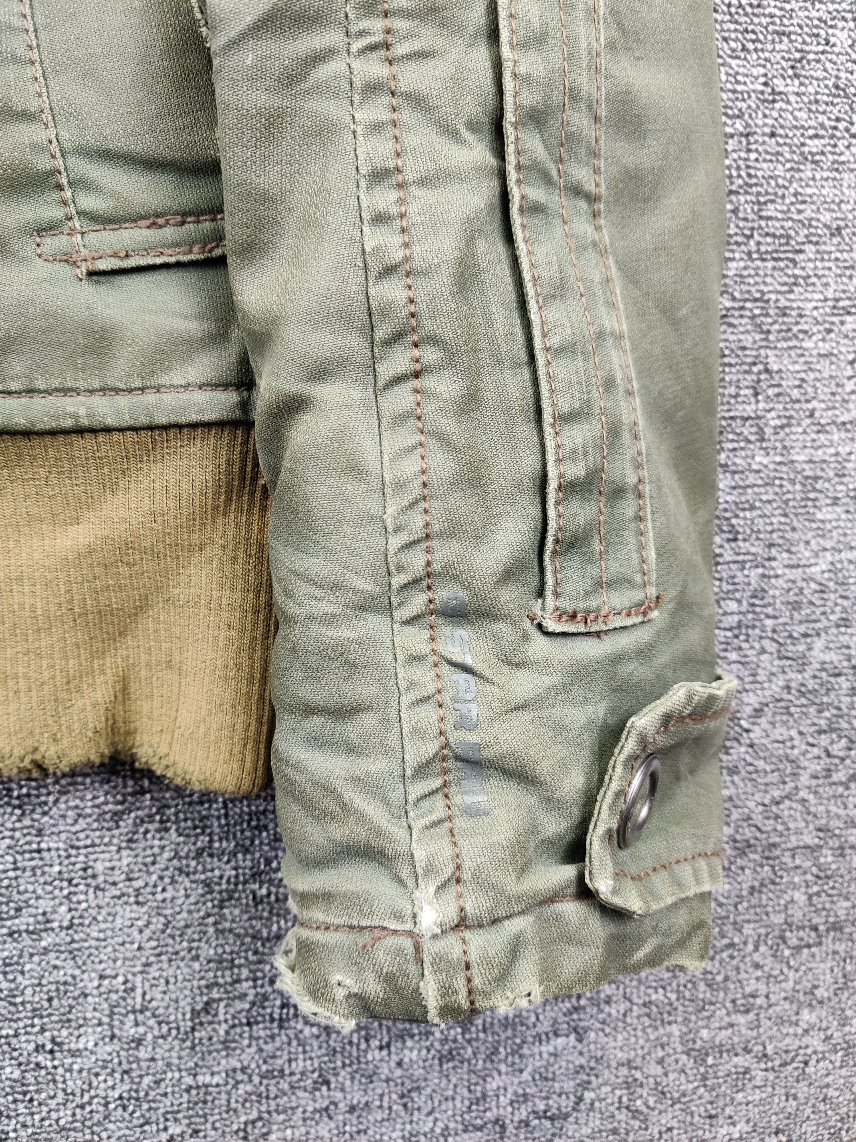 G-Star Vintage G Star Raw 3301 Military Fur Jacket Olive Green Size US L / EU 52-54 / 3 - 3 Thumbnail