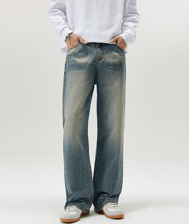 Japanese Brand × Jean American cleanfit washed straight loose jeans Size US 32 / EU 48 - 1 Thumbnail