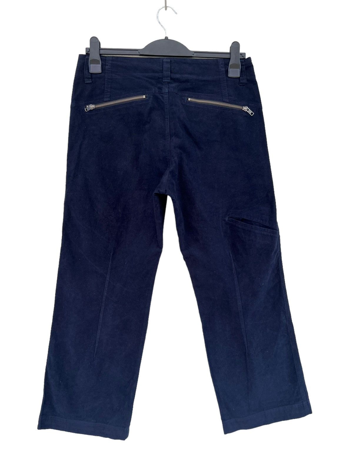 Theory Theory Made in Japan 6 Pocket Suede Cotton Wide Leg Pant Size US 30 / EU 46 - 11 Thumbnail