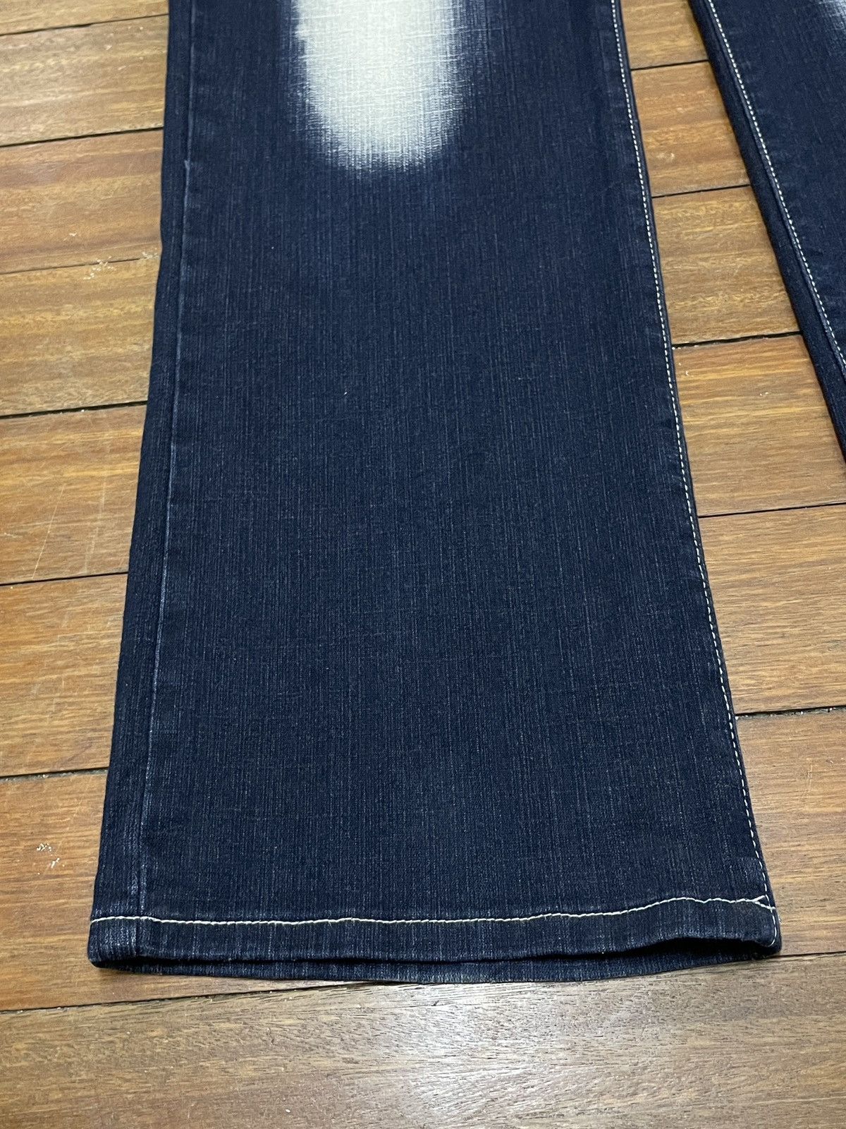 If Six Was Nine Rare Design Vintage Brand Crazy Age Flared Jeans 2000s Size US 38 / EU 54 - 5 Thumbnail