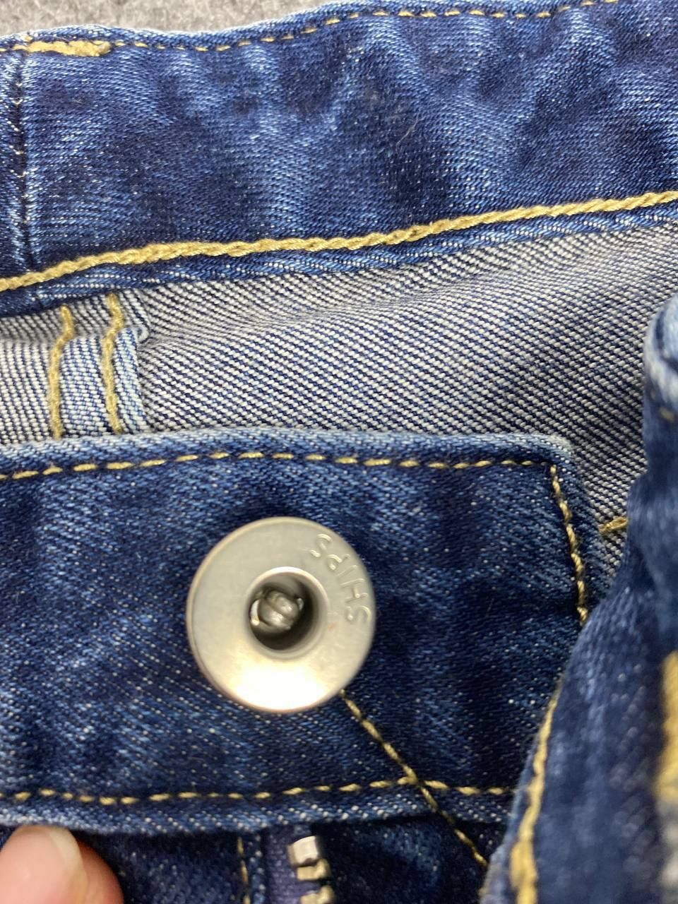 SHIPS ships japanese brand selvedge denim nice design Size US 31 - 10 Thumbnail