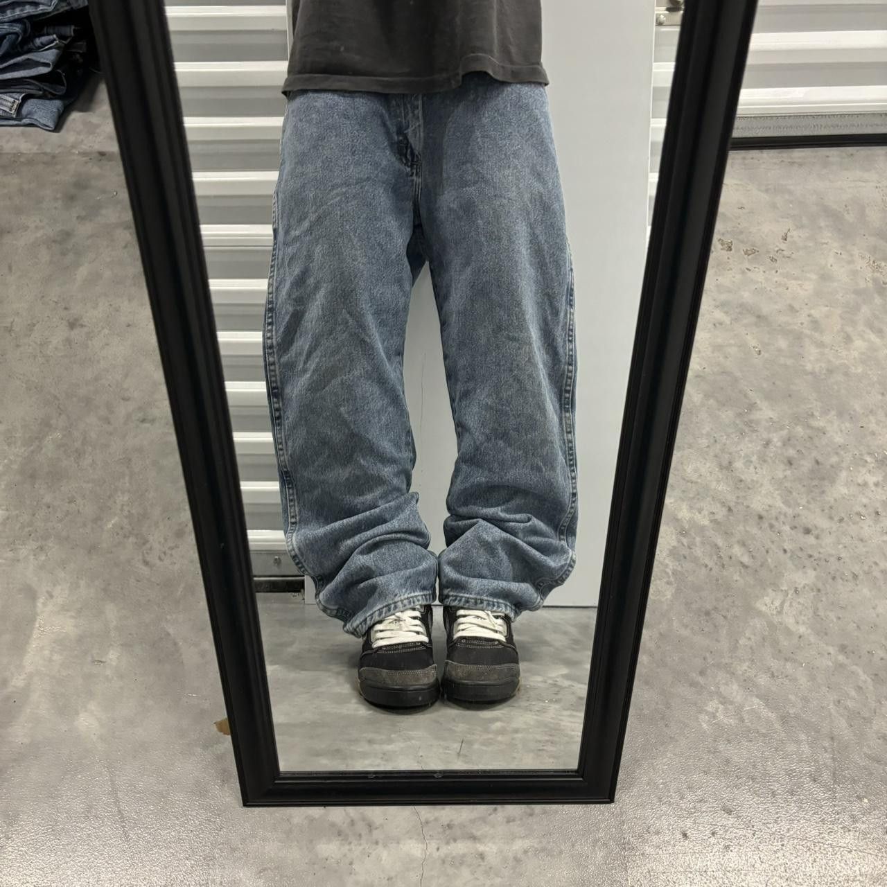 Japanese Brand × Vintage Crazy Vintage Y2K/2000s Grunge Medium Wash Denim Jeans! Size US 36 / EU 52 - 1 Thumbnail