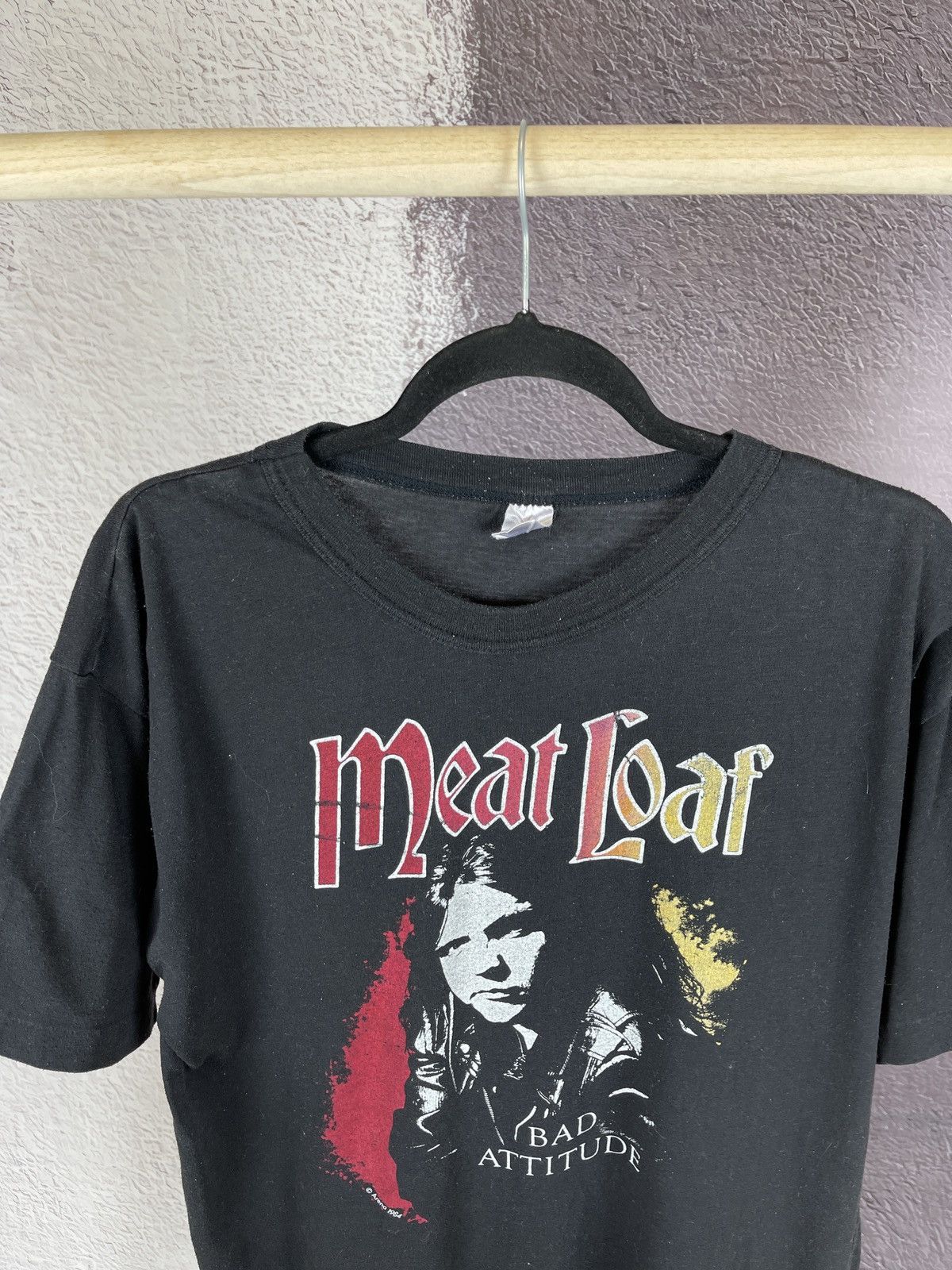Band Tees Vintage 1984 Meat Loaf Bad Attitude tour 84/85 band tee Size US XL / EU 56 / 4 - 3 Thumbnail