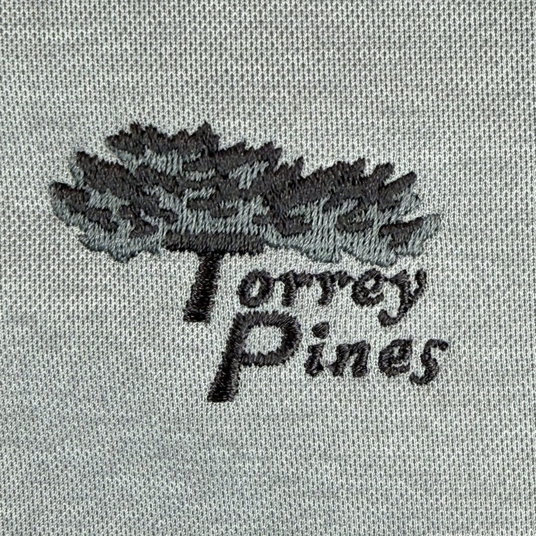 Footjoy FootJoy x Torrey Pines La Jolla Golf Performance Polo Shirt Grey Men Large Polo Shirt Regular Size L Gray Embroidered Logo Golf Sport Modern Designer Size US L / EU 52-54 / 3 - 2 Thumbnail