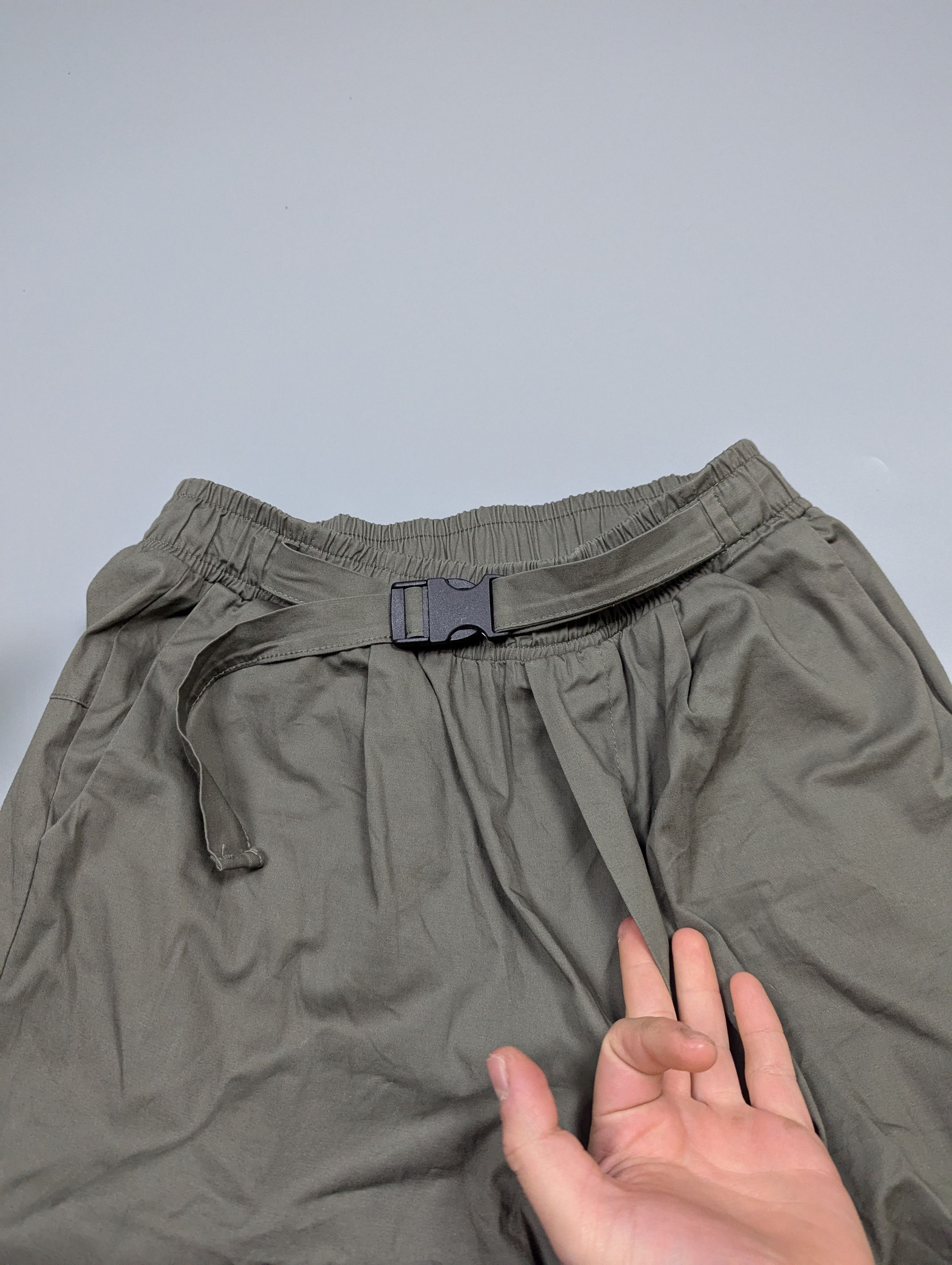Hysteric Glamour Genius Men’s Loose Olive Green Army Cargo Pants Size M|L Size US 32 / EU 48 - 10 Thumbnail