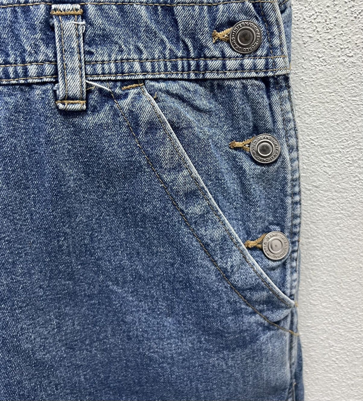 Big John × Vintage Vintage John Power MINI Denim Overalls Size US 35 - 8 Thumbnail